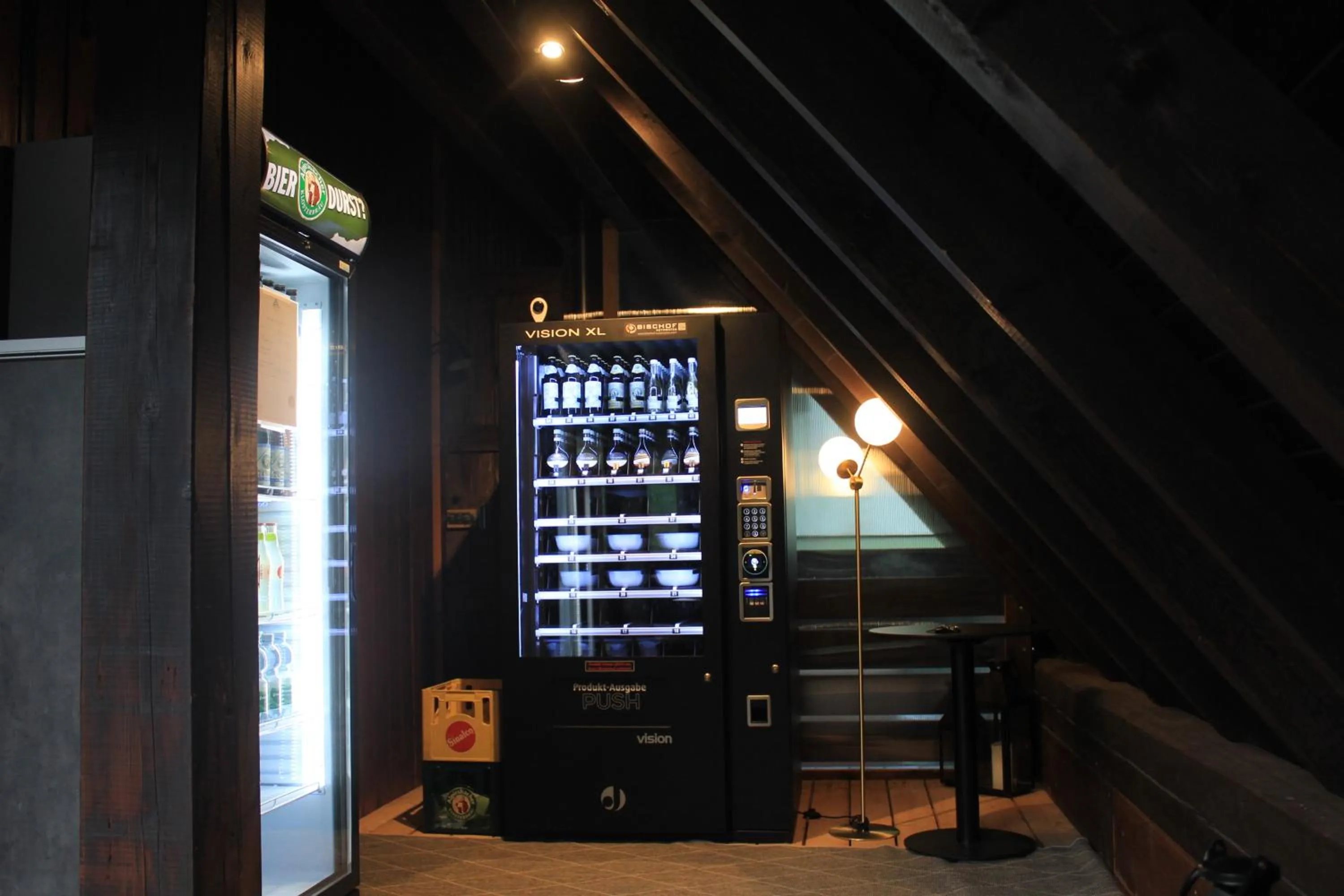 vending machine in EDELFUCHS-LODGE