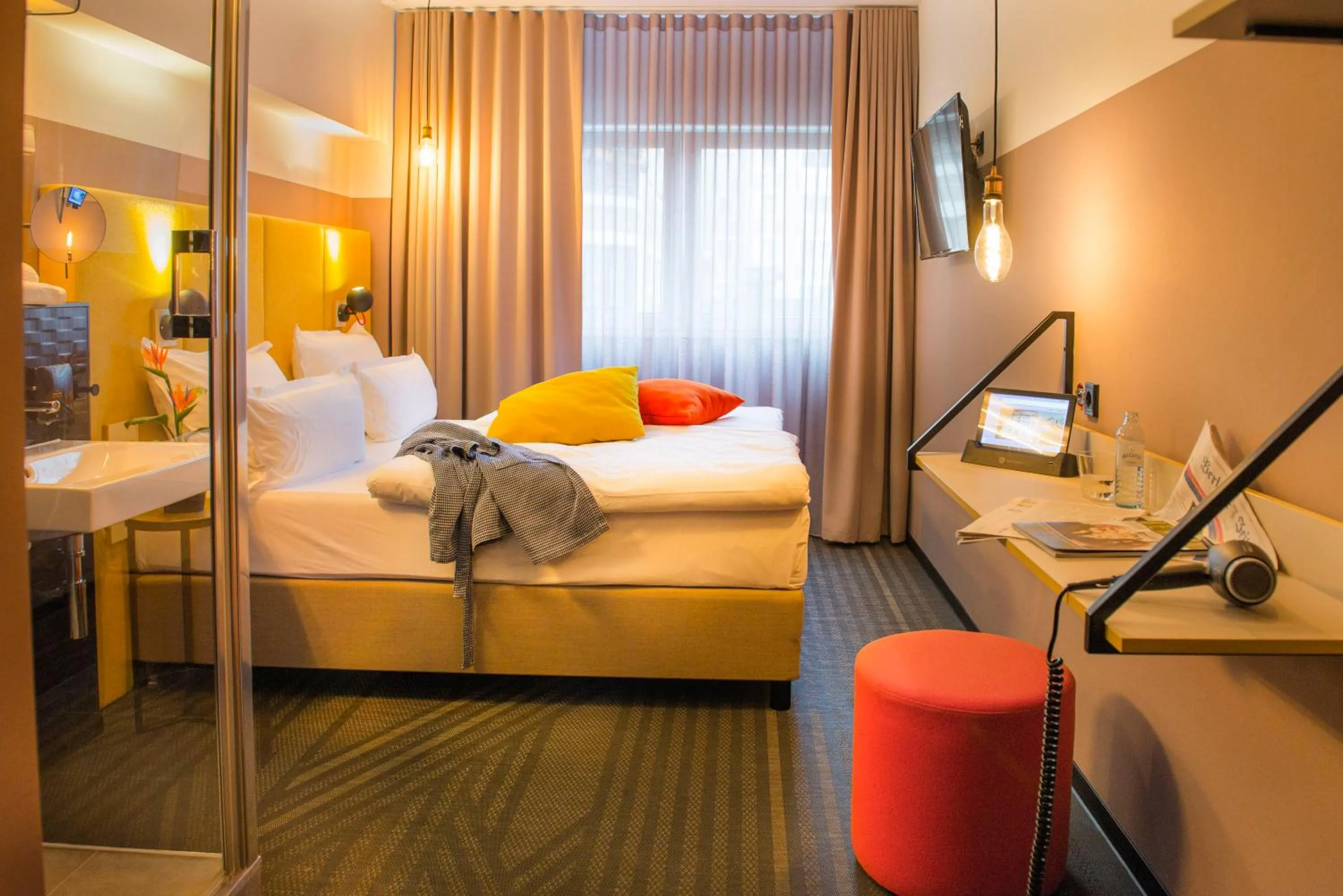 Bed in Hotel Neuer Fritz