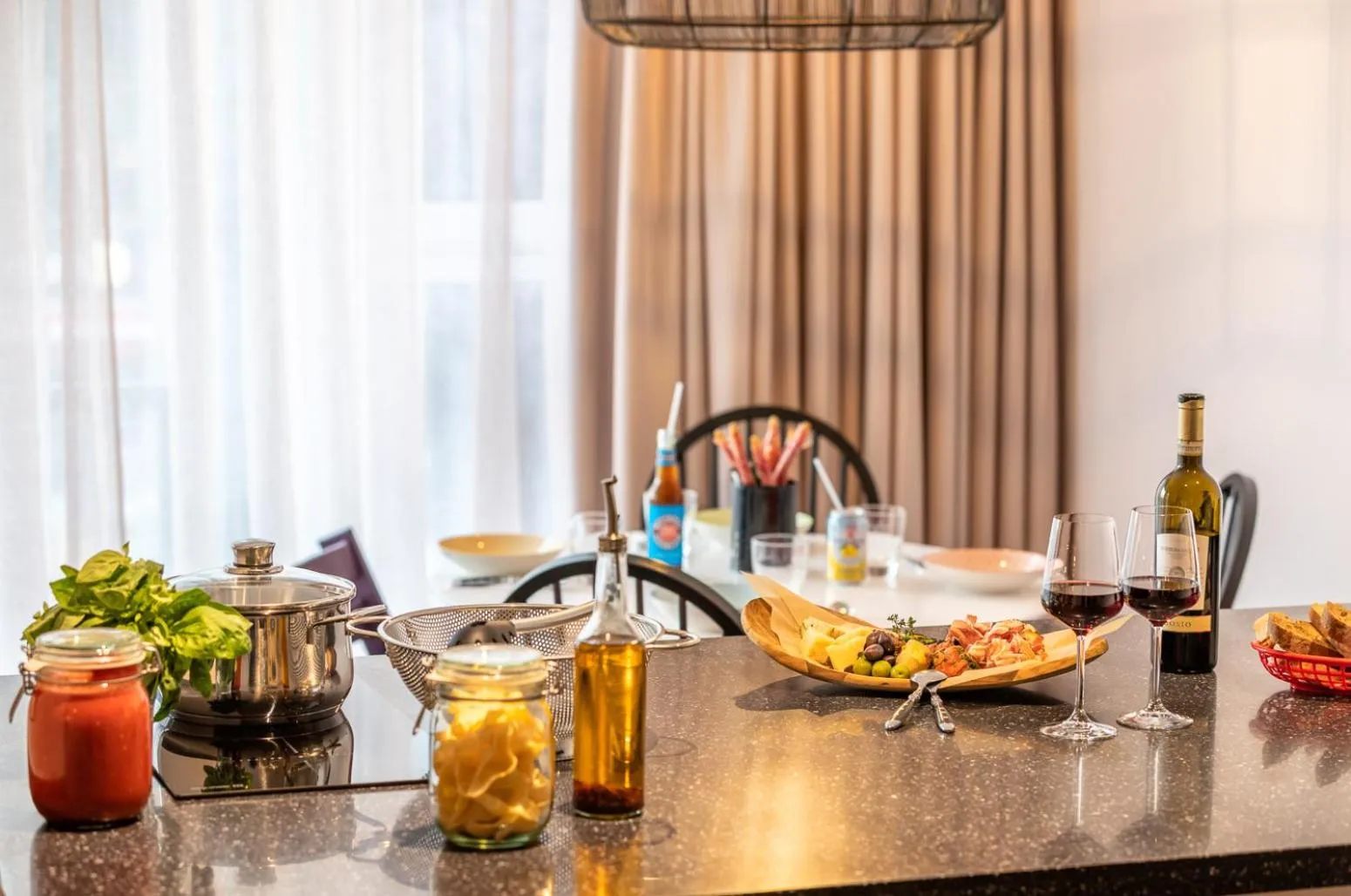 Kitchen or kitchenette in Hotel Neuer Fritz