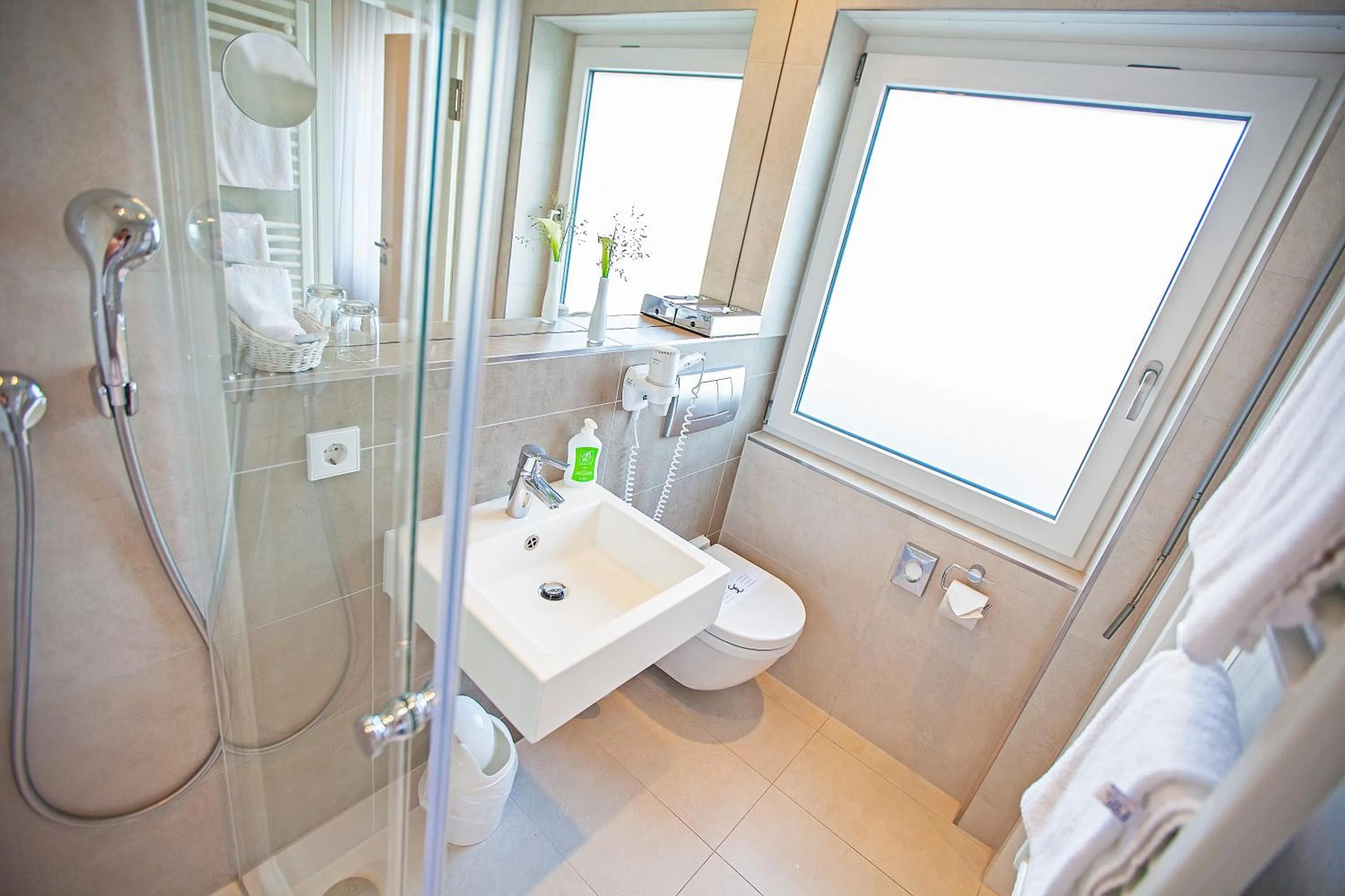 Bathroom in Hotel Waldhorn