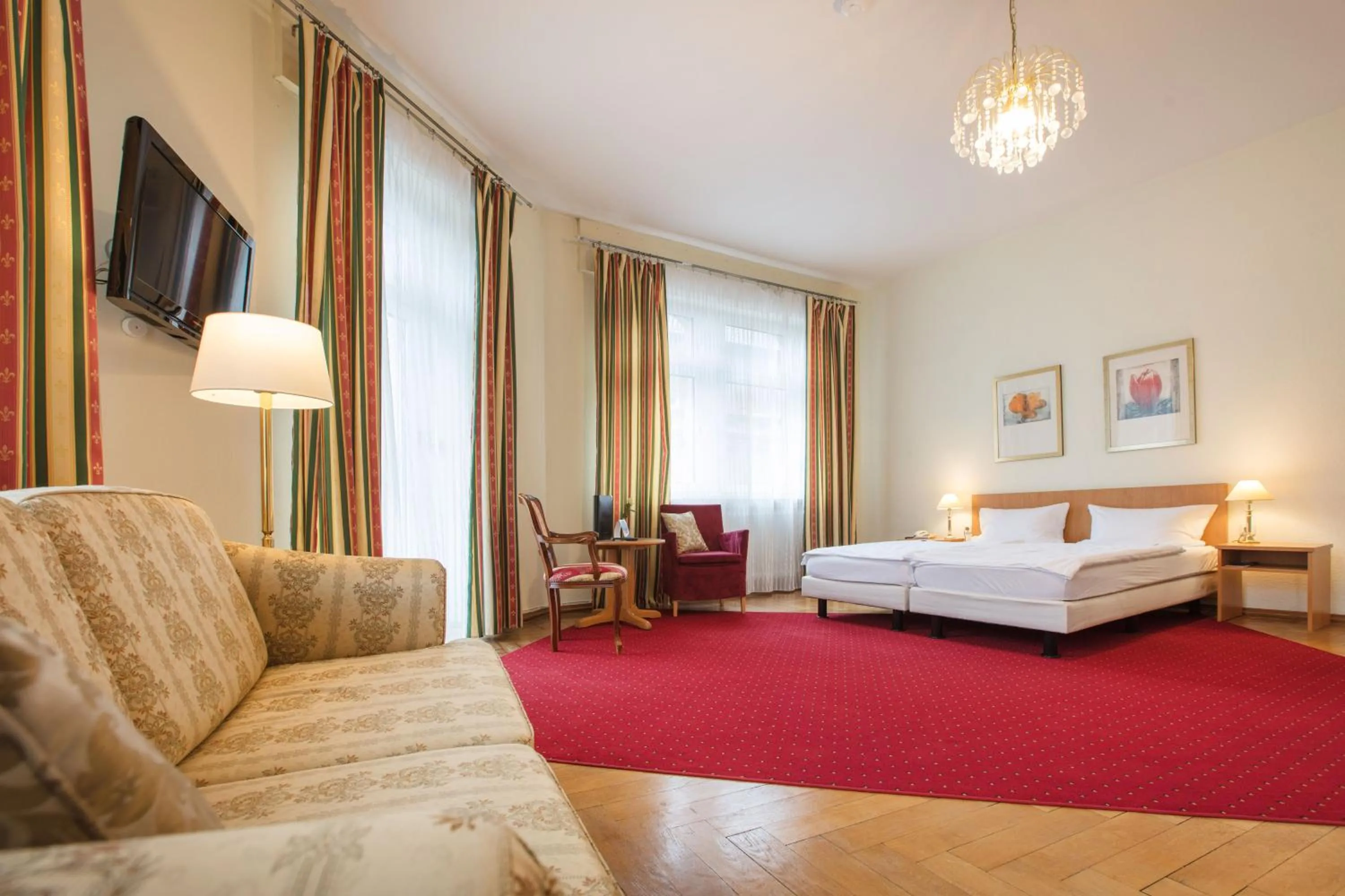 Bed in Hotel Markgräfler Hof