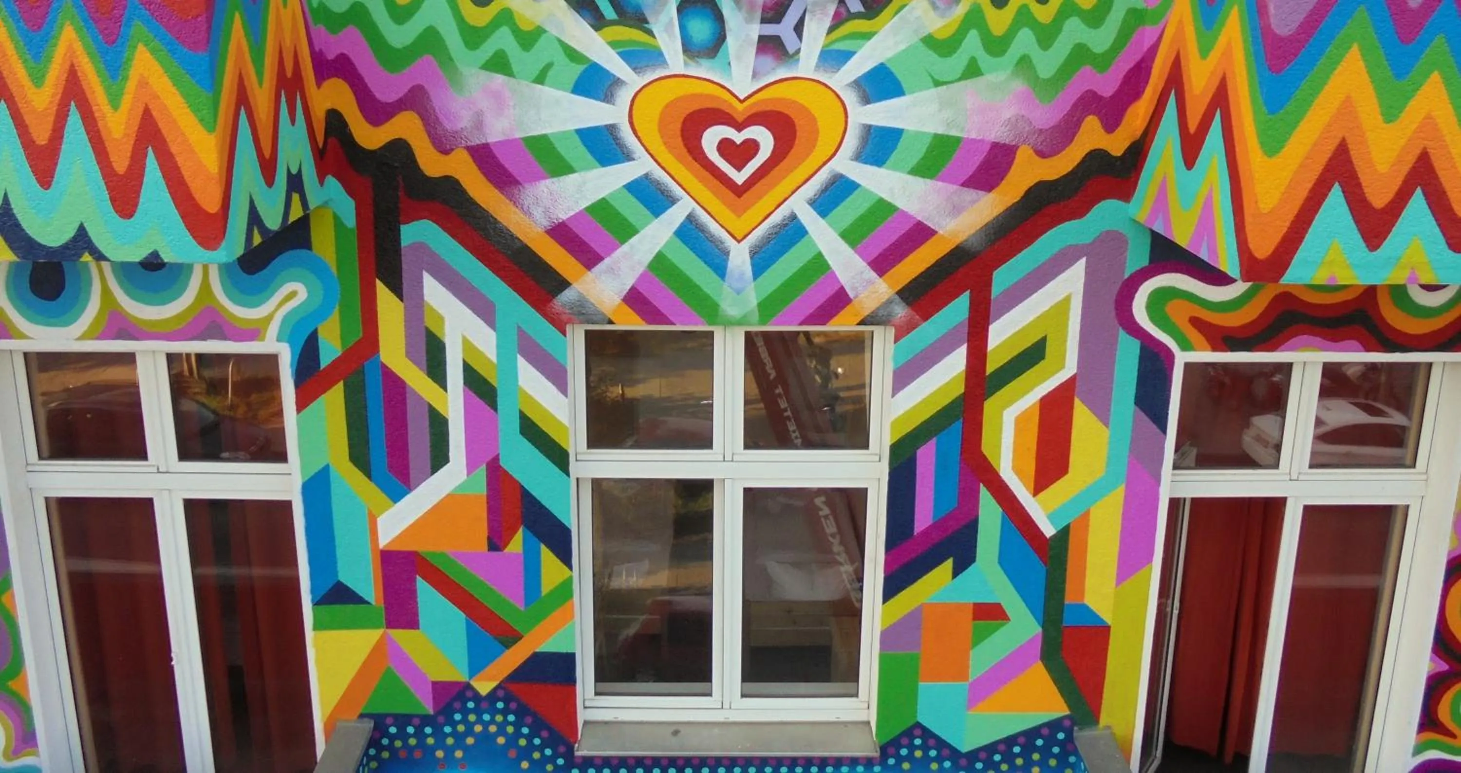 Facade/entrance in Happy Go Lucky Hotel + Hostel