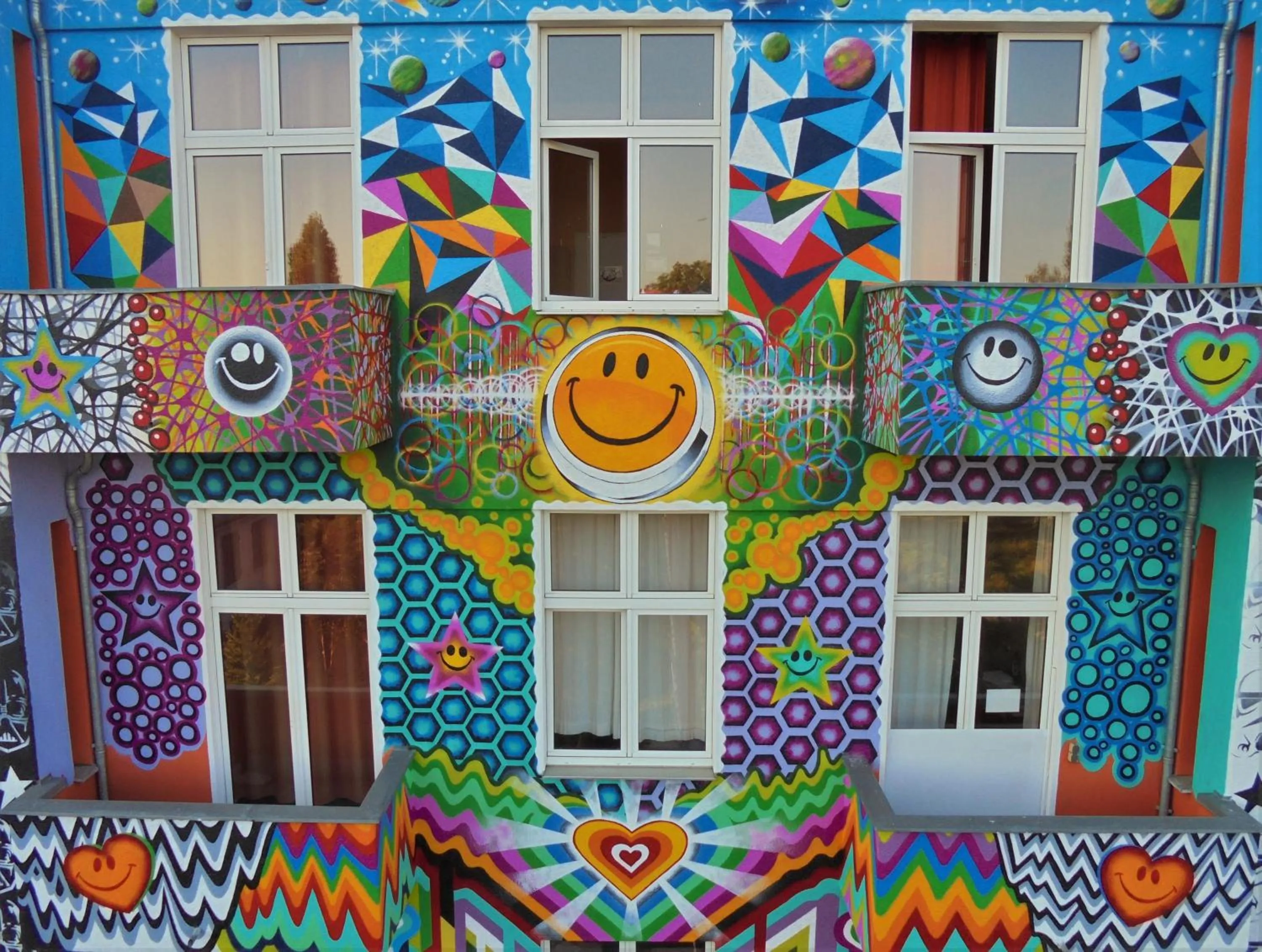 Facade/entrance in Happy Go Lucky Hotel + Hostel