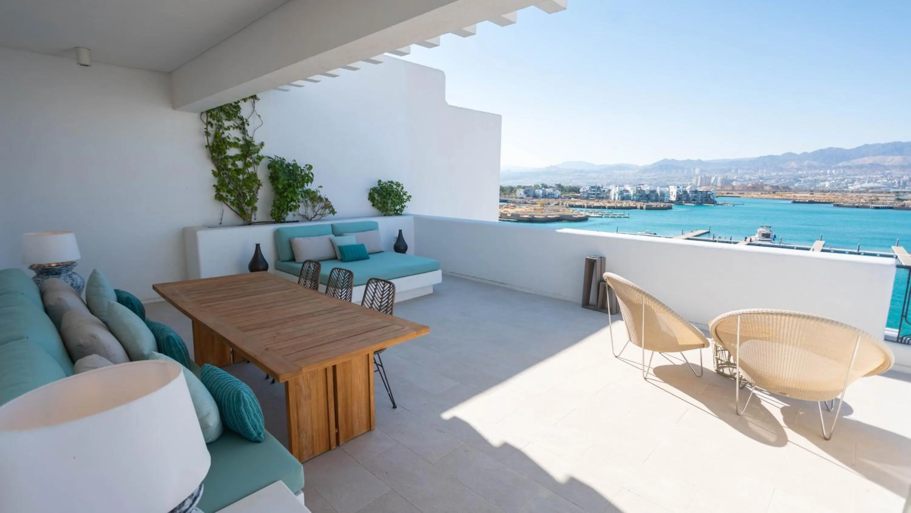 Balcony/Terrace in Cloud 7 Residences Ayla Aqaba
