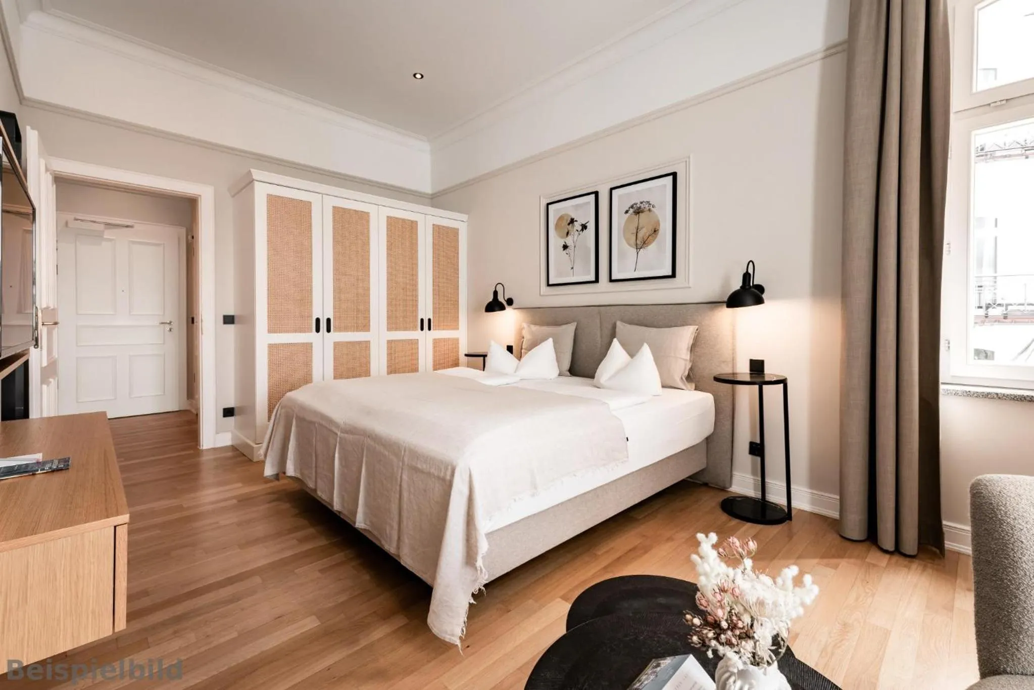 Bed in Strandhotel Kurhaus Juist