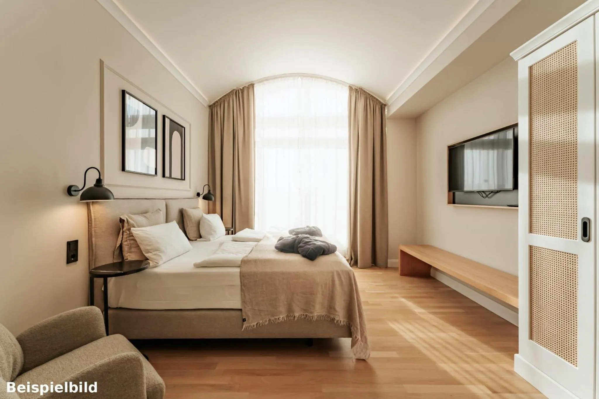 Bed in Strandhotel Kurhaus Juist