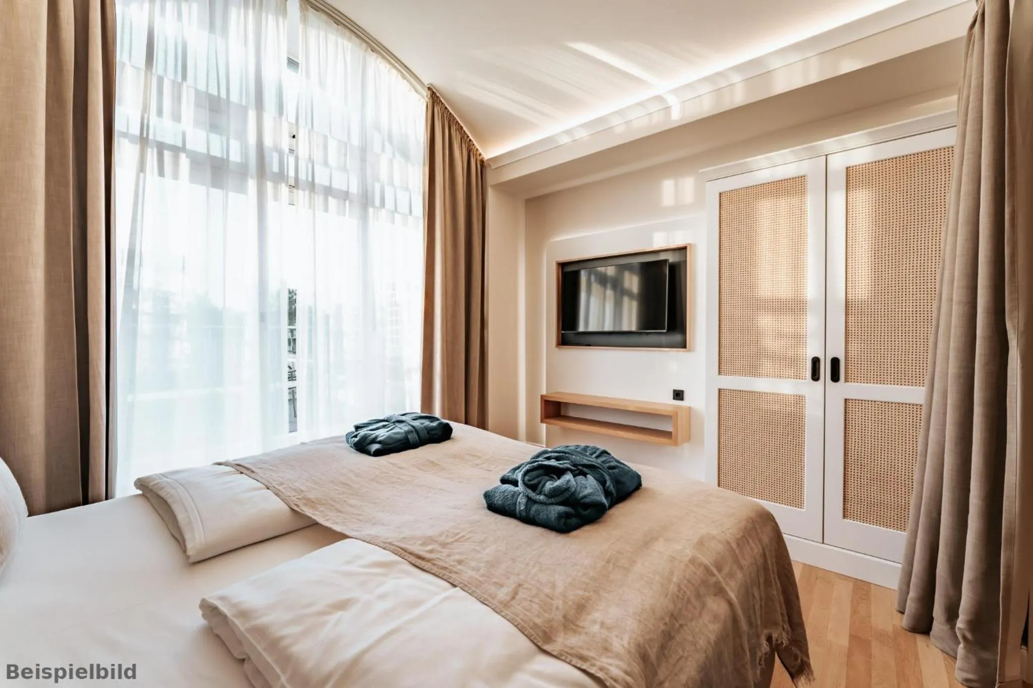 Bed in Strandhotel Kurhaus Juist