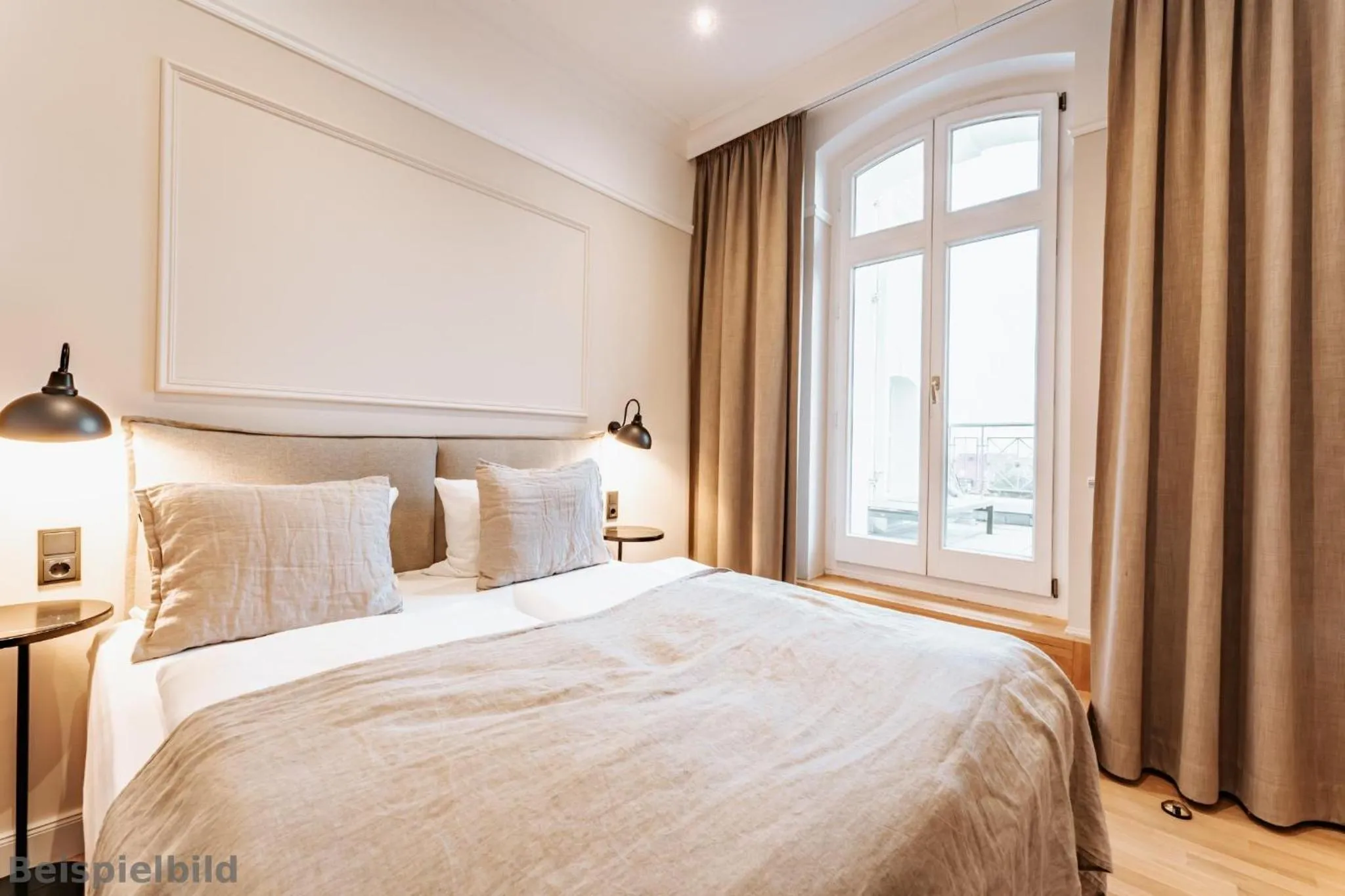 Bed in Strandhotel Kurhaus Juist