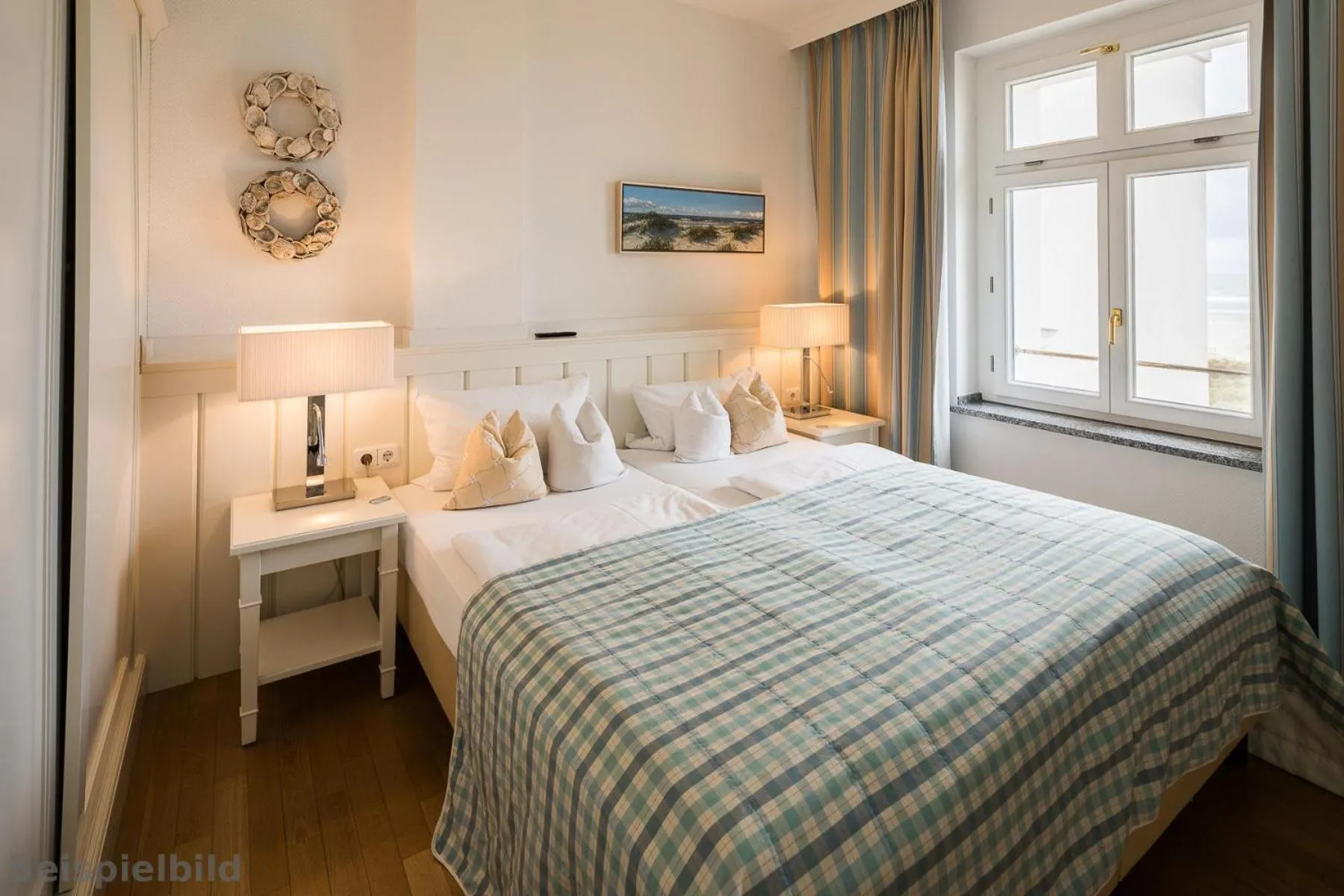 Bed in Strandhotel Kurhaus Juist