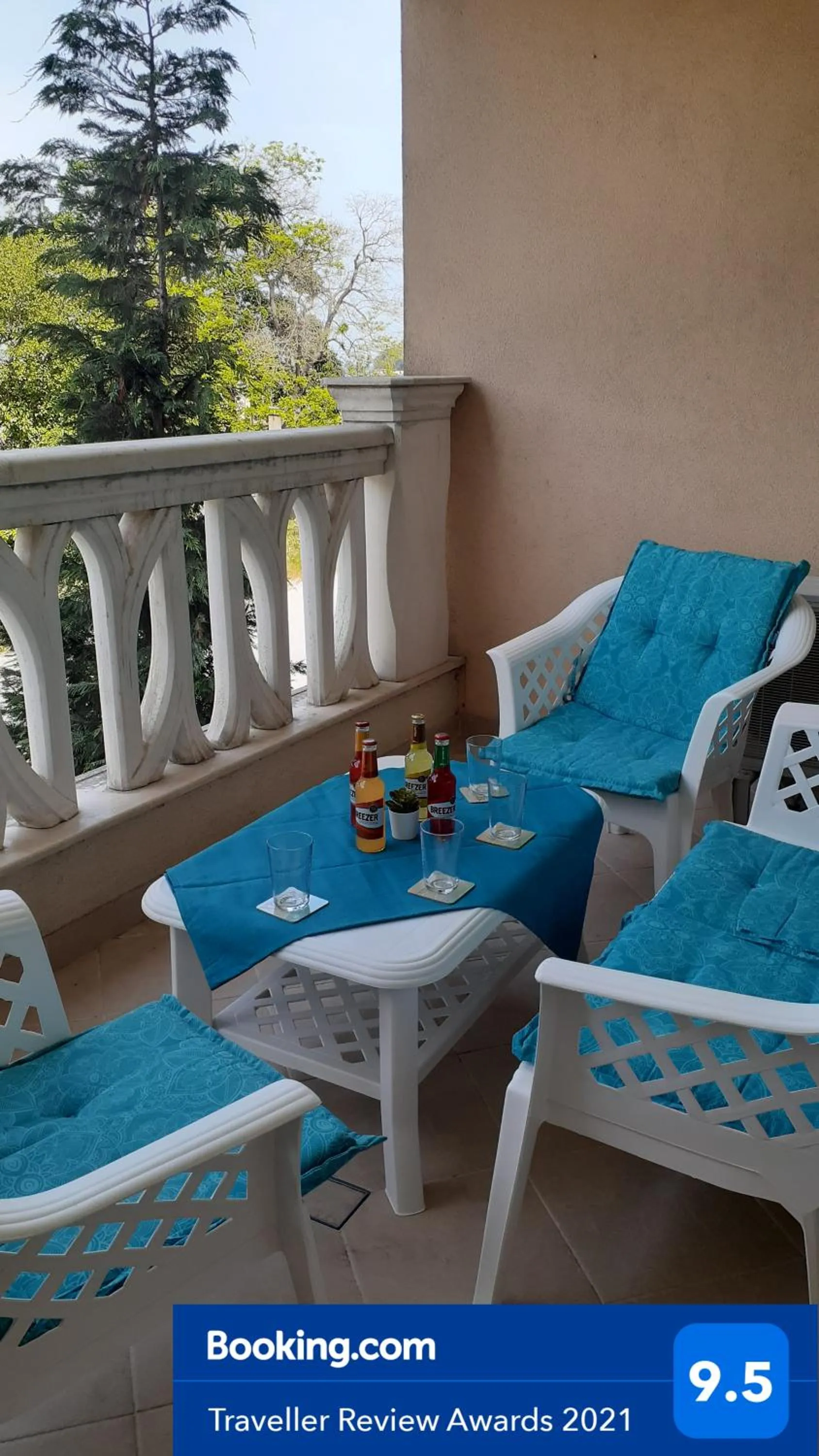 Balcony/Terrace in RELAX Apartment in Varna South Bay Residence