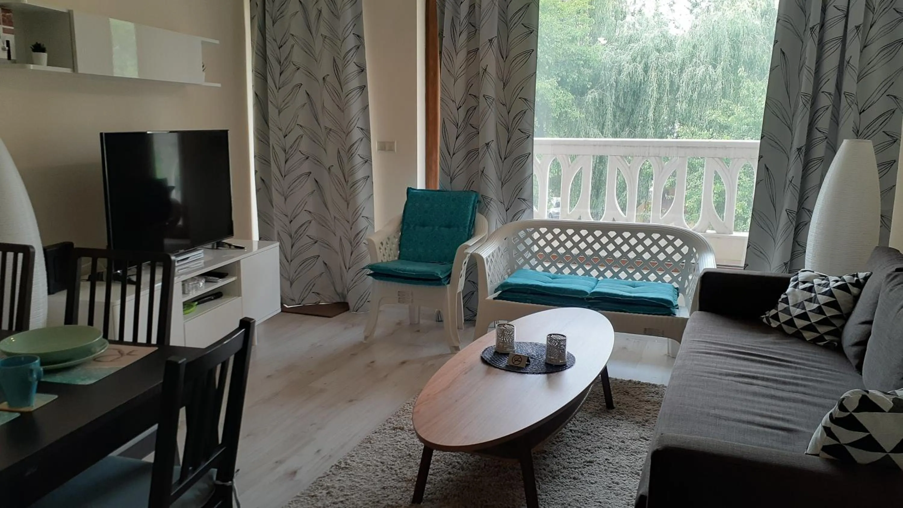 Living room in RELAX Apartment in Varna South Bay Residence