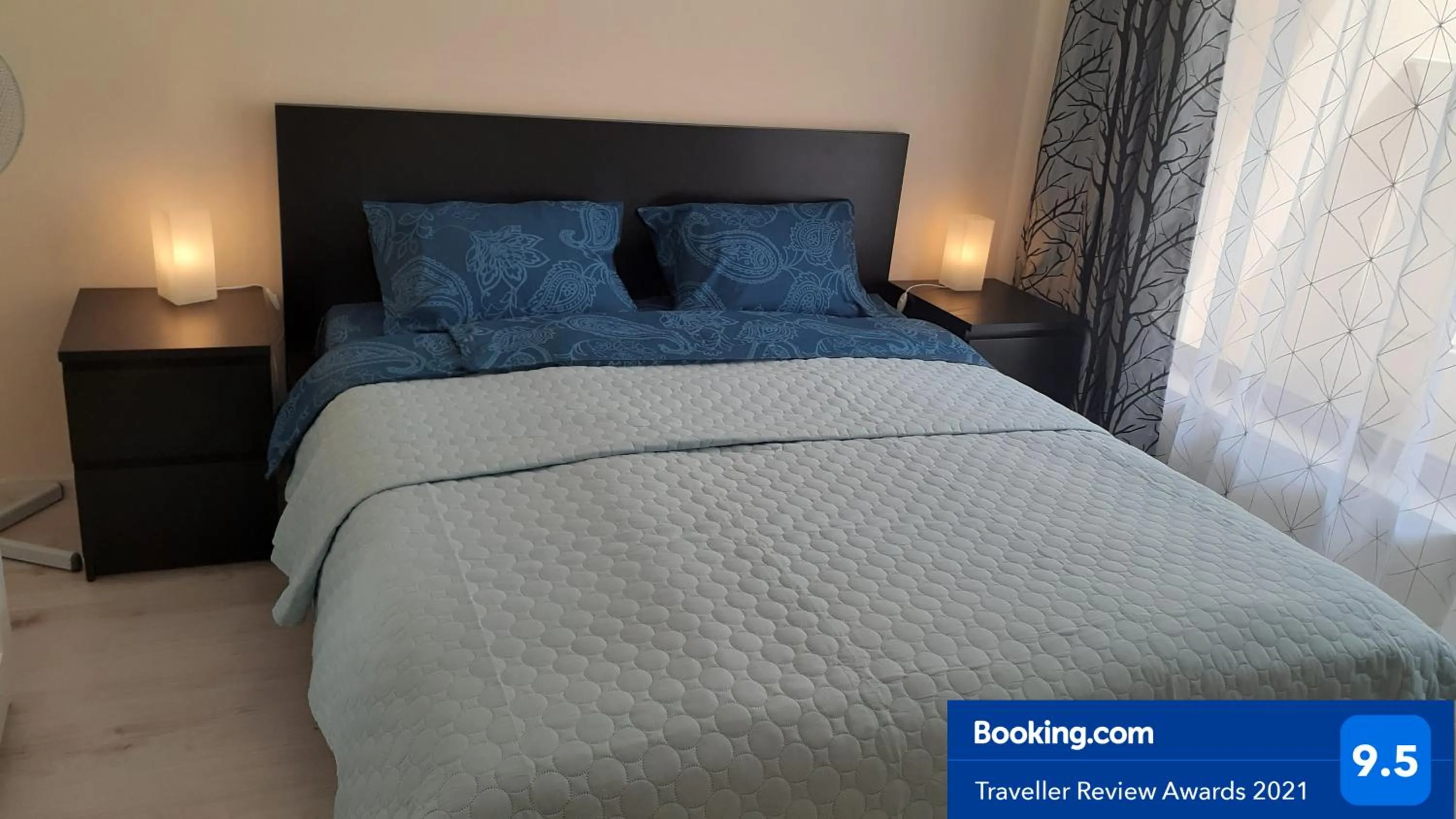 Bedroom, Bed in RELAX Apartment in Varna South Bay Residence