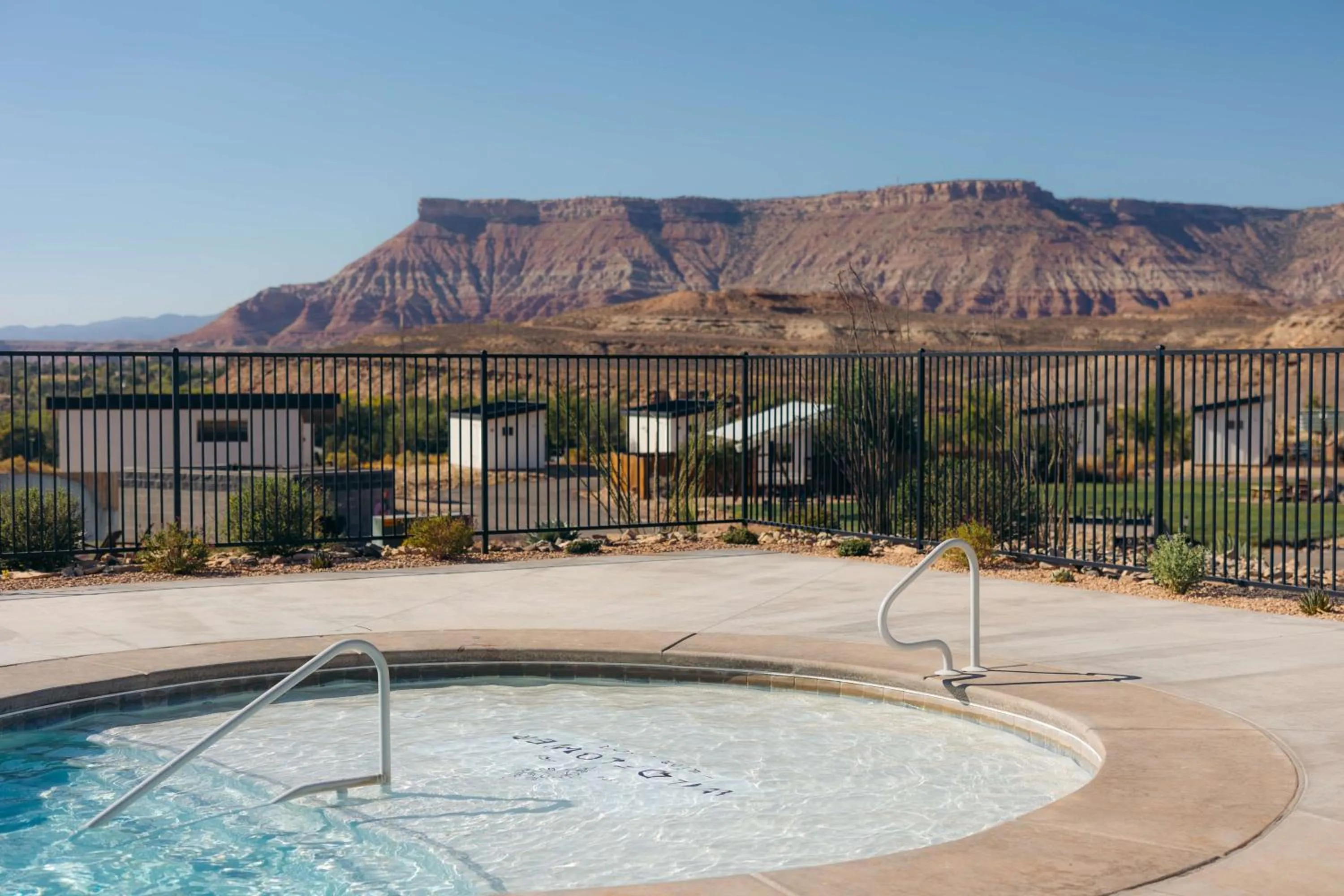 Pool view in Zion Wildflower Resort