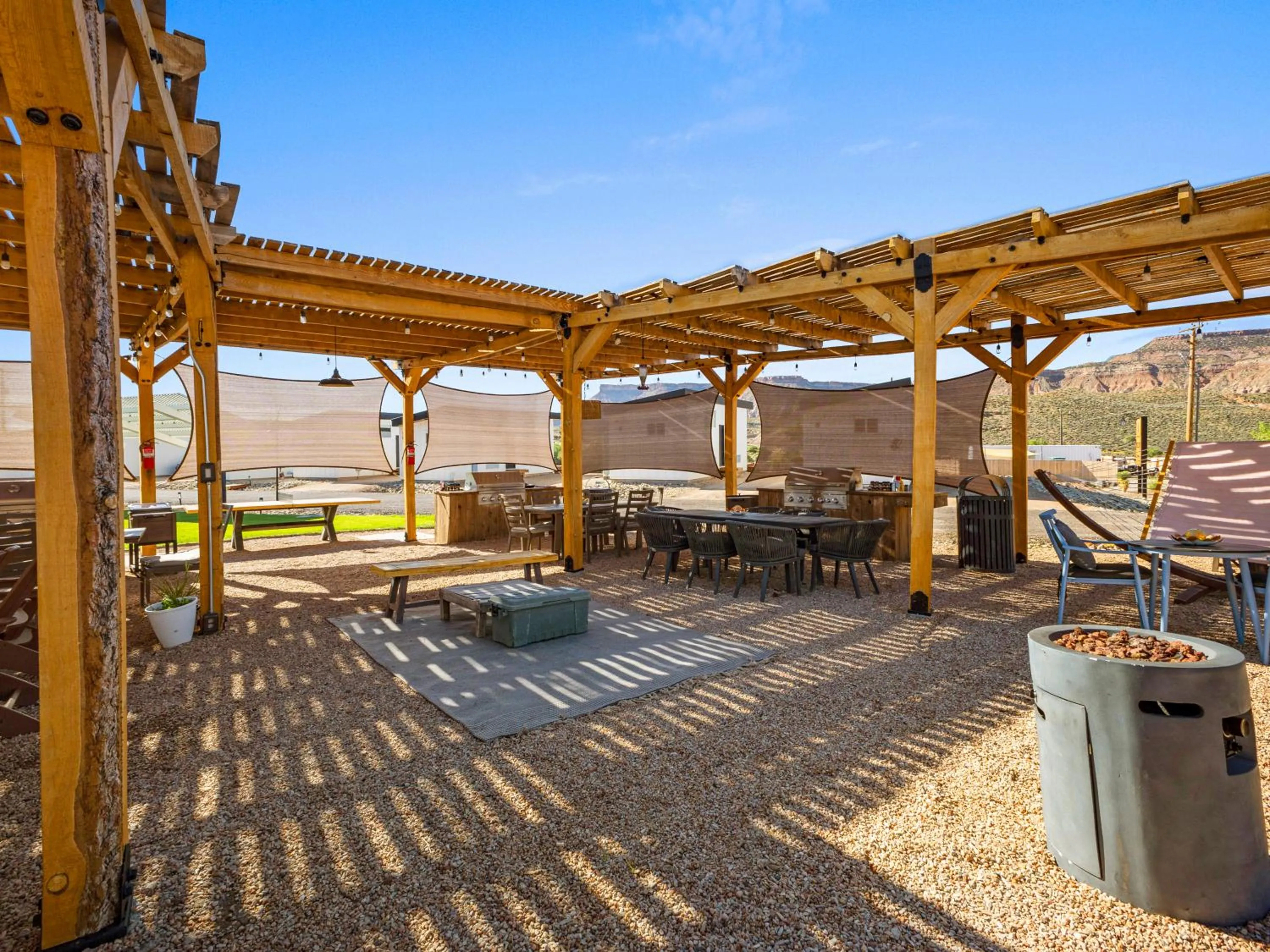 BBQ facilities in Zion Wildflower Resort