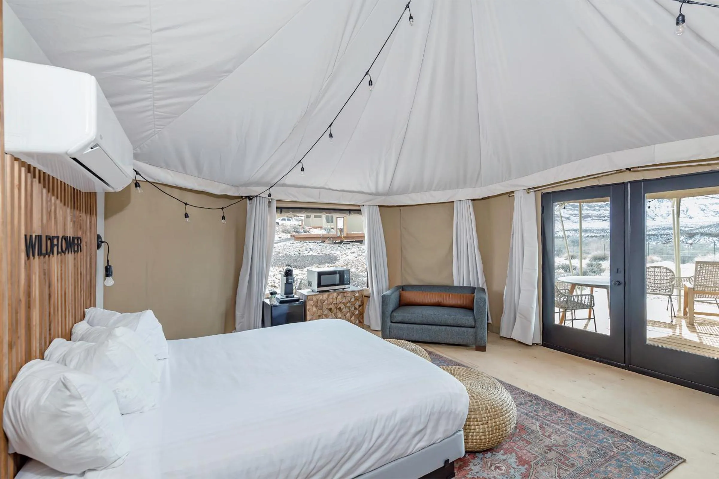 Bed in Zion Wildflower Resort