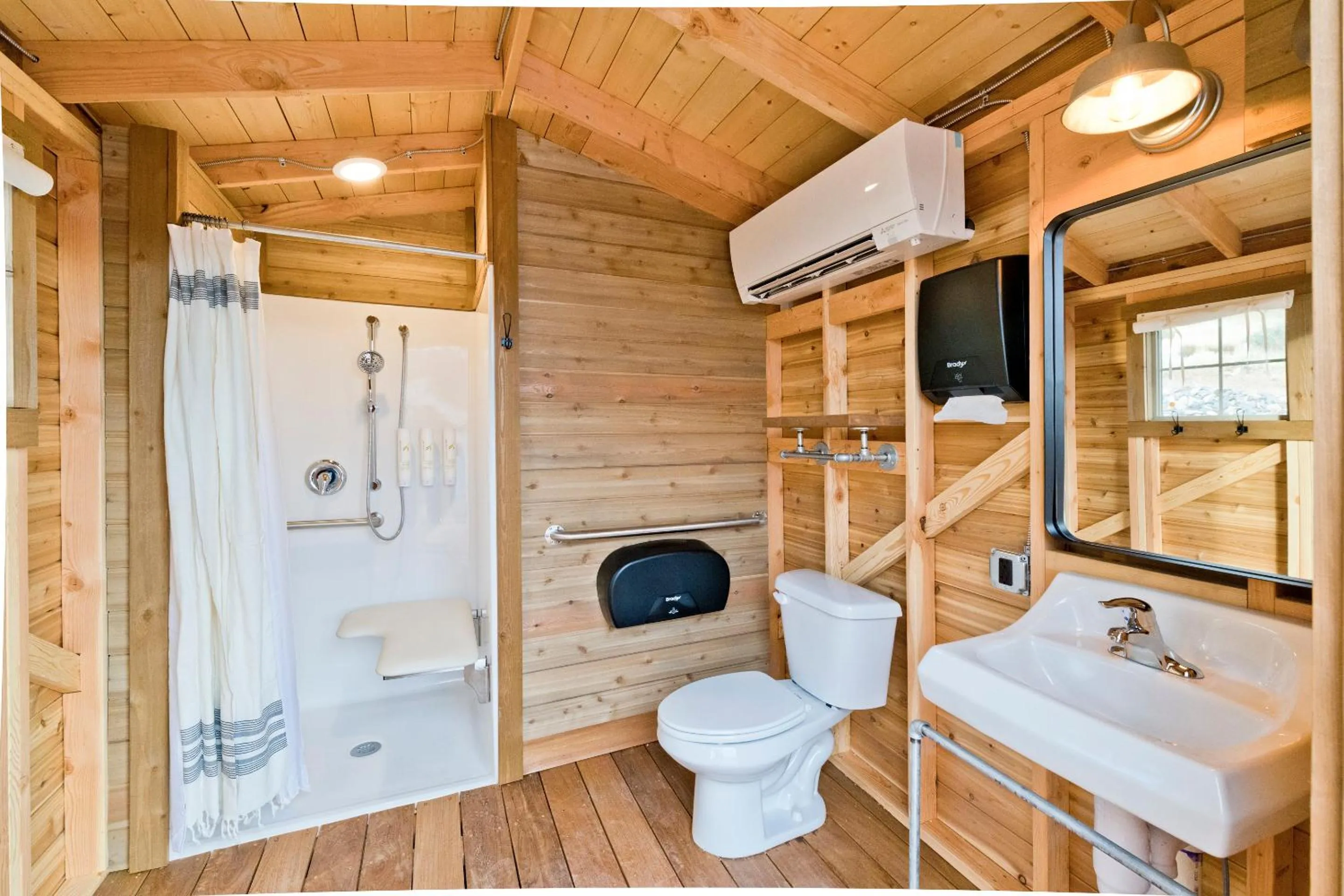 Shower in Zion Wildflower Resort