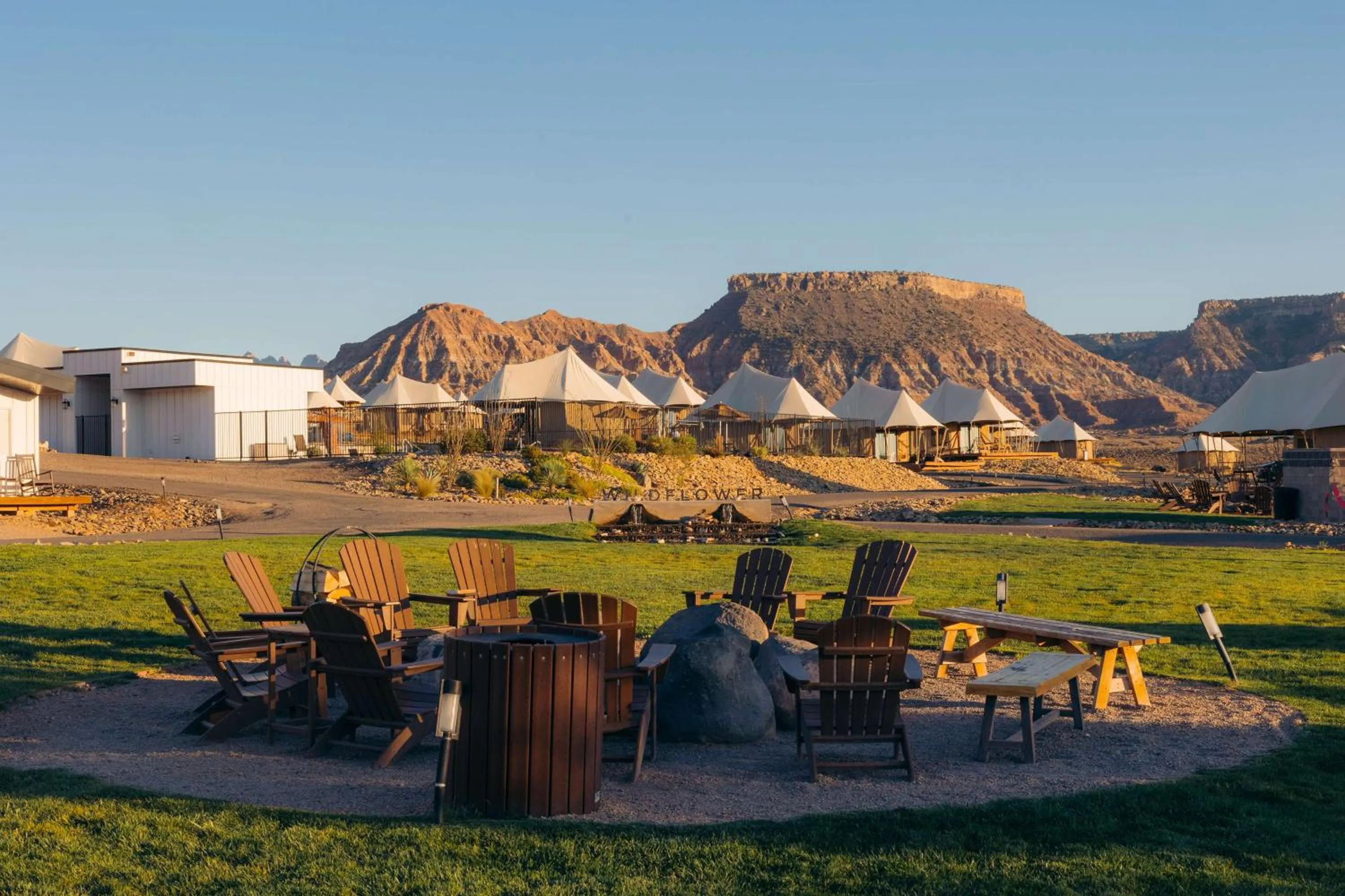 Property building in Zion Wildflower Resort