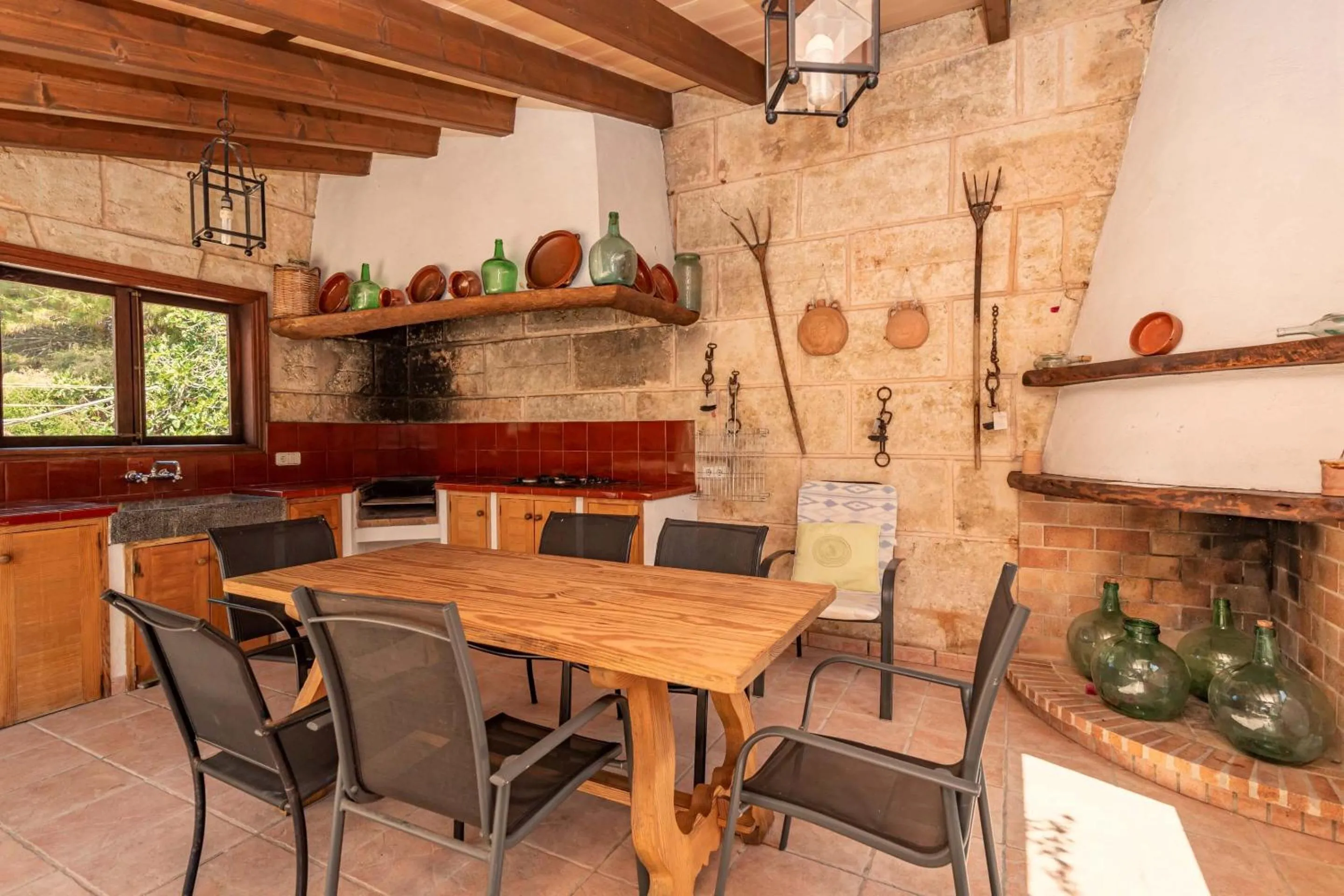 BBQ facilities in Villa Colonya by Sealand Villas