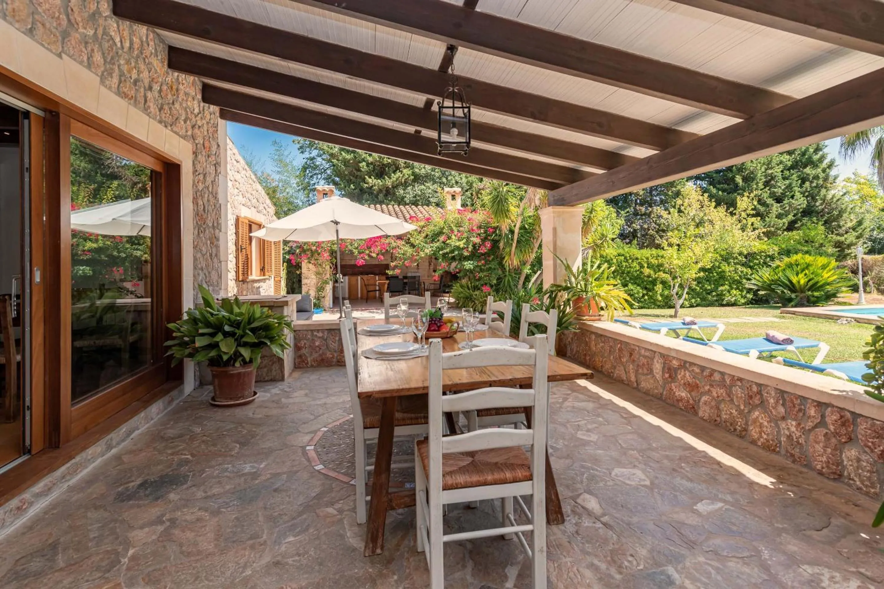Patio in Villa Colonya by Sealand Villas