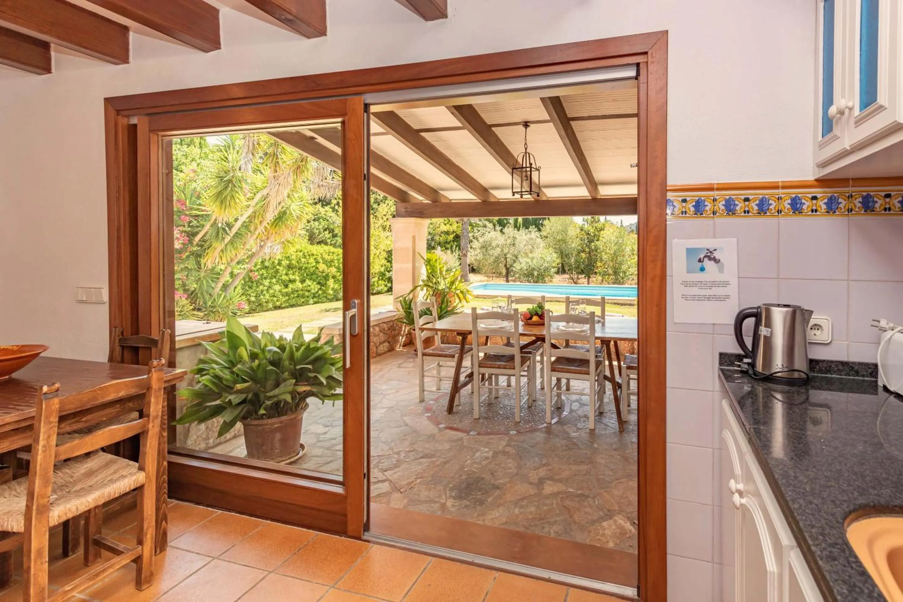 Patio in Villa Colonya by Sealand Villas
