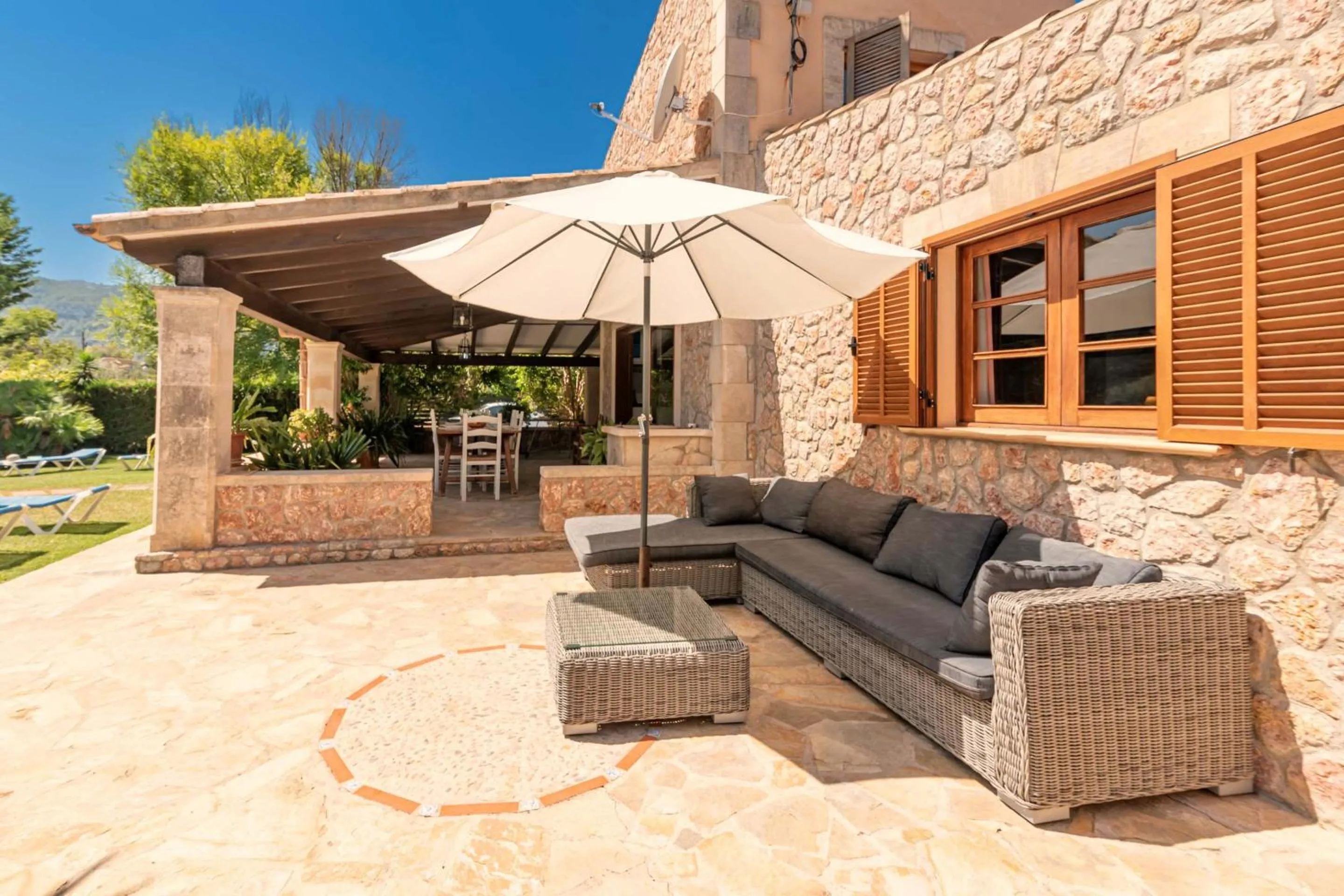 Garden in Villa Colonya by Sealand Villas
