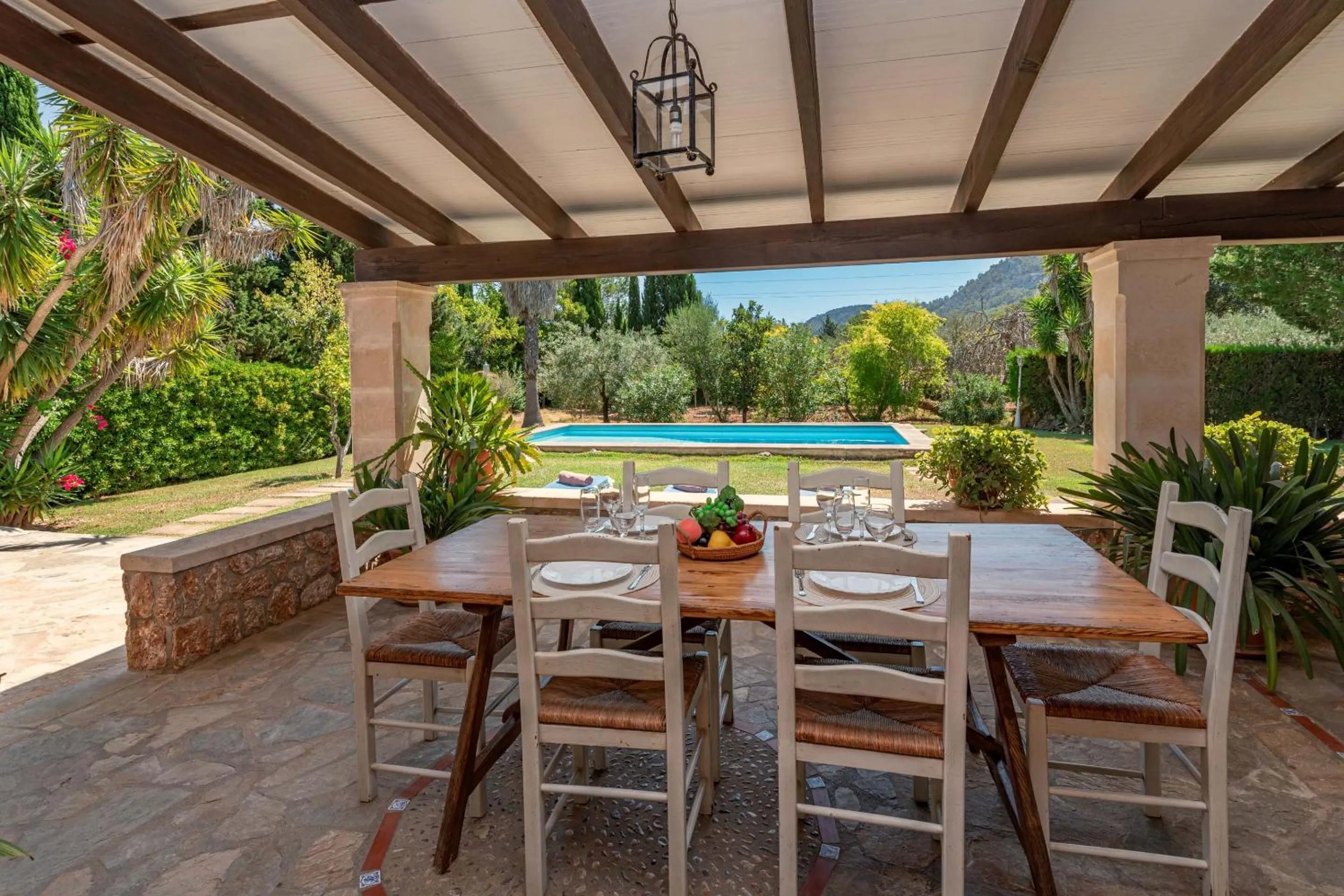 Patio in Villa Colonya by Sealand Villas