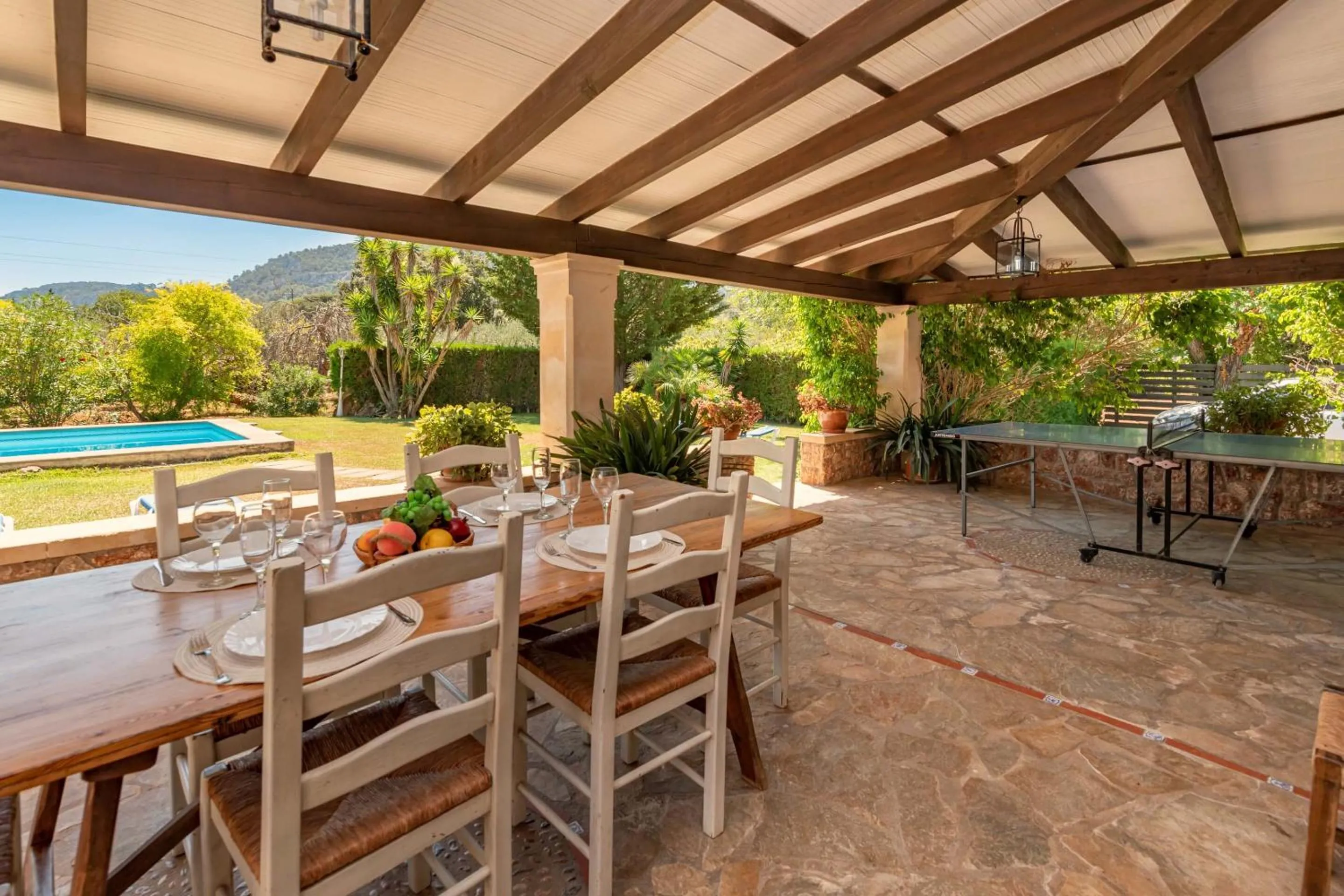 Patio in Villa Colonya by Sealand Villas