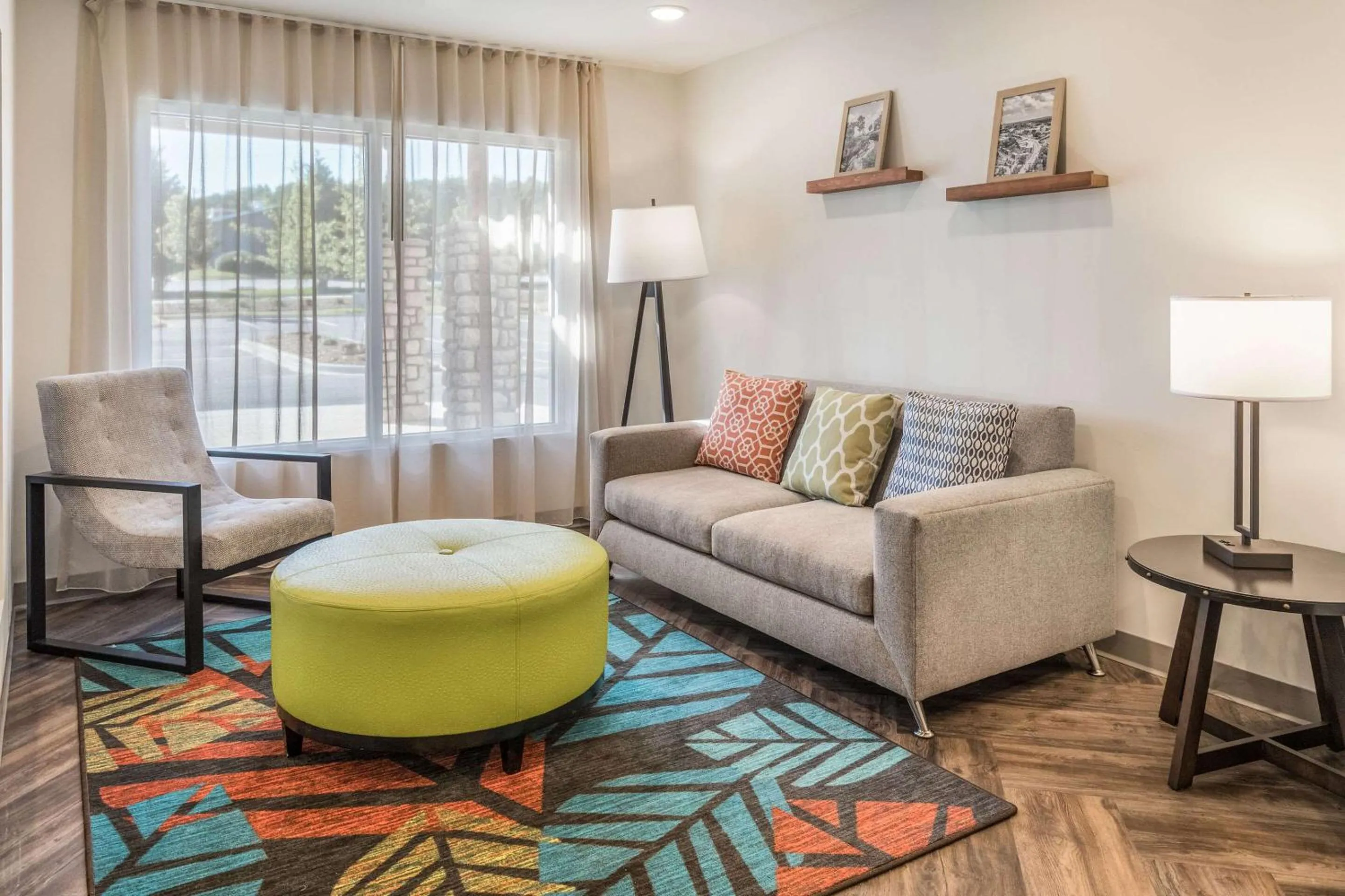 Lobby or reception in WoodSpring Suites Greenville Haywood Mall
