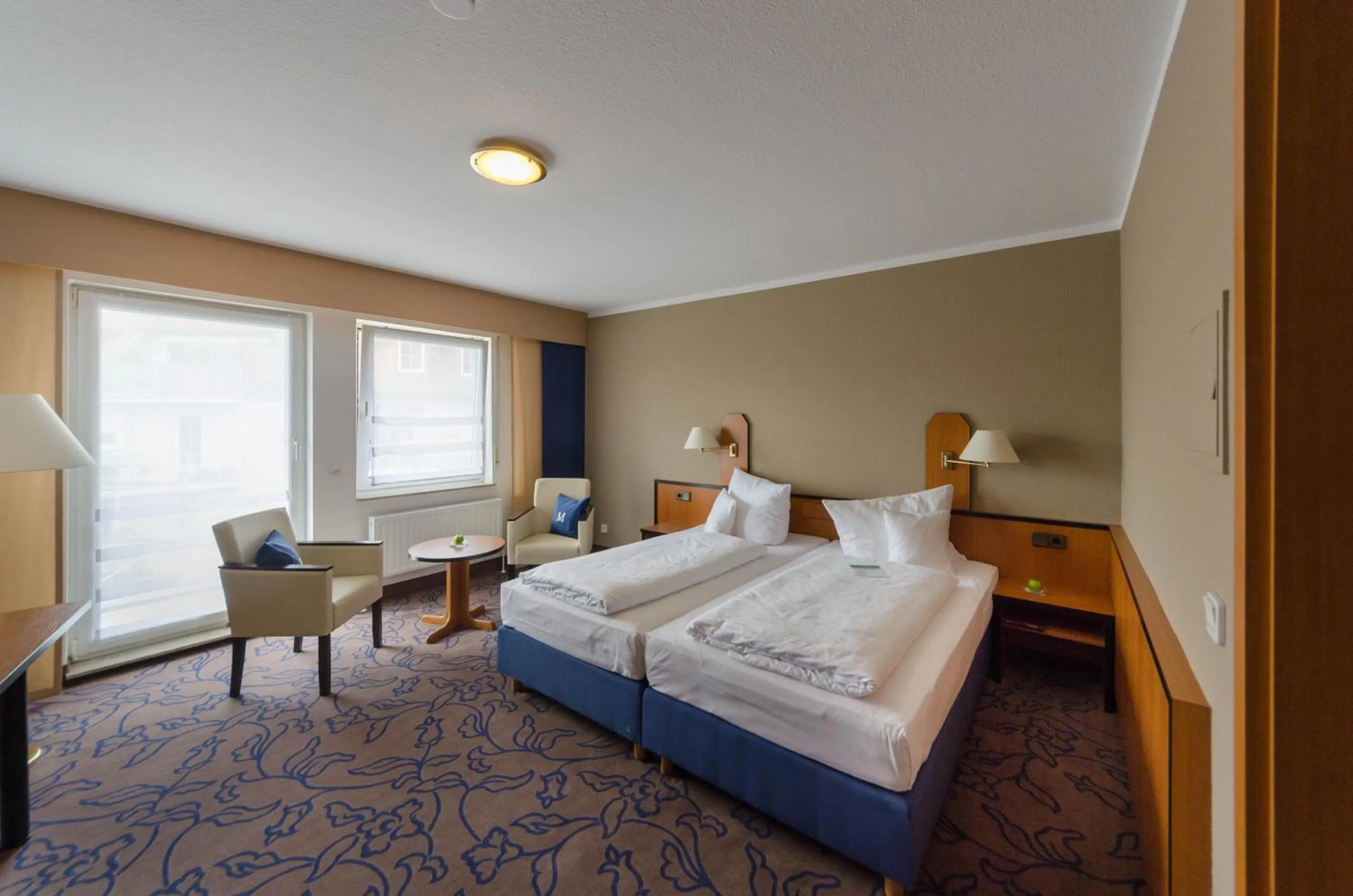 Photo of the whole room, Bed in Hotel Markkleeberger Hof