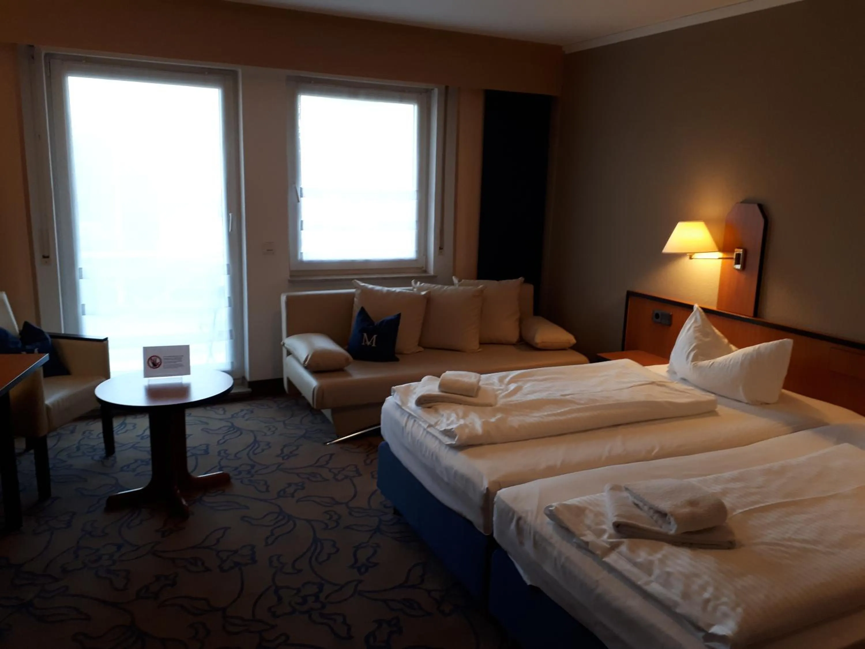 Photo of the whole room, Bed in Hotel Markkleeberger Hof