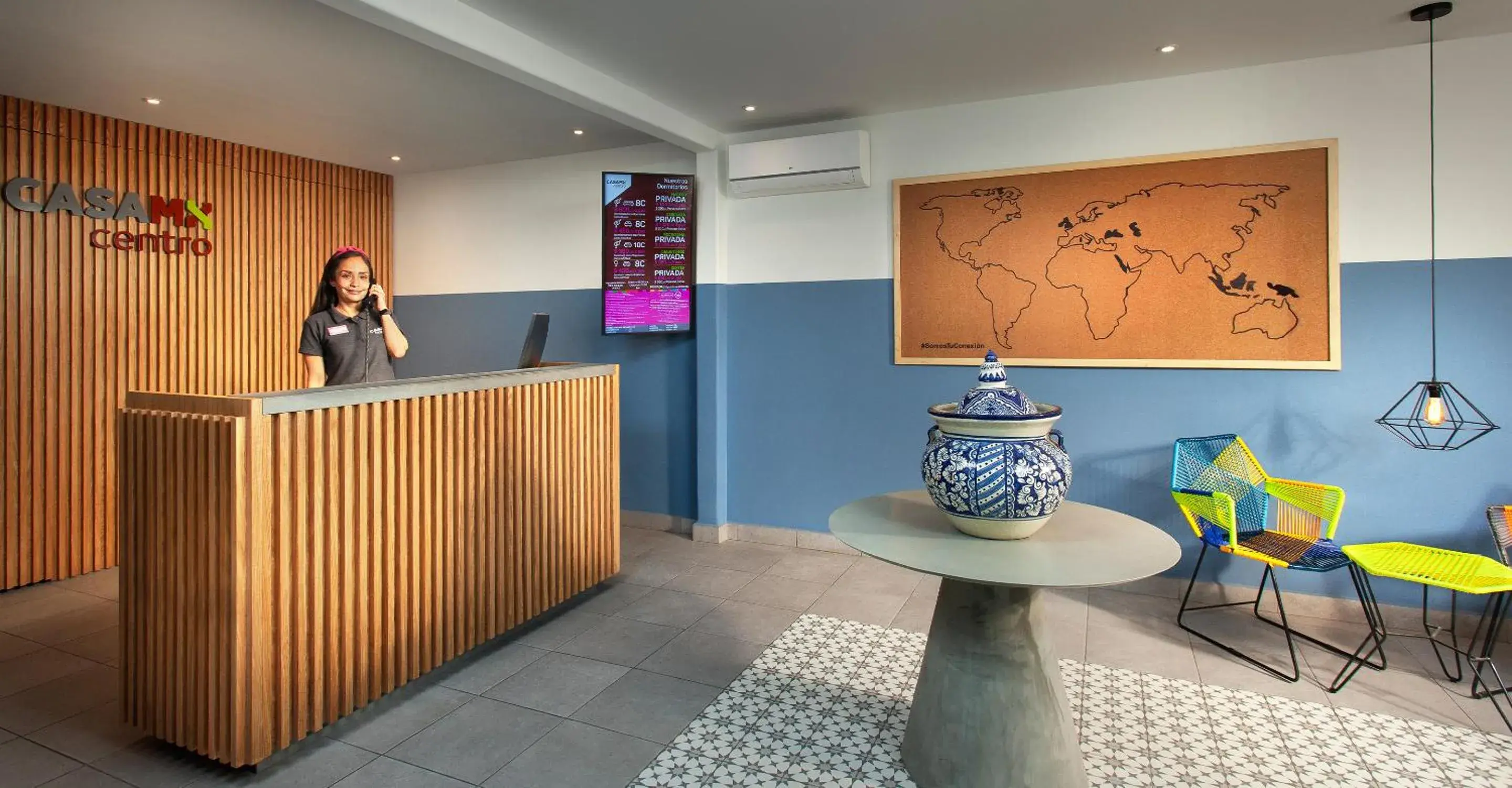 Lobby or reception in Hostal CASA MX centro Lobby or reception in Hostal CASA MX centro