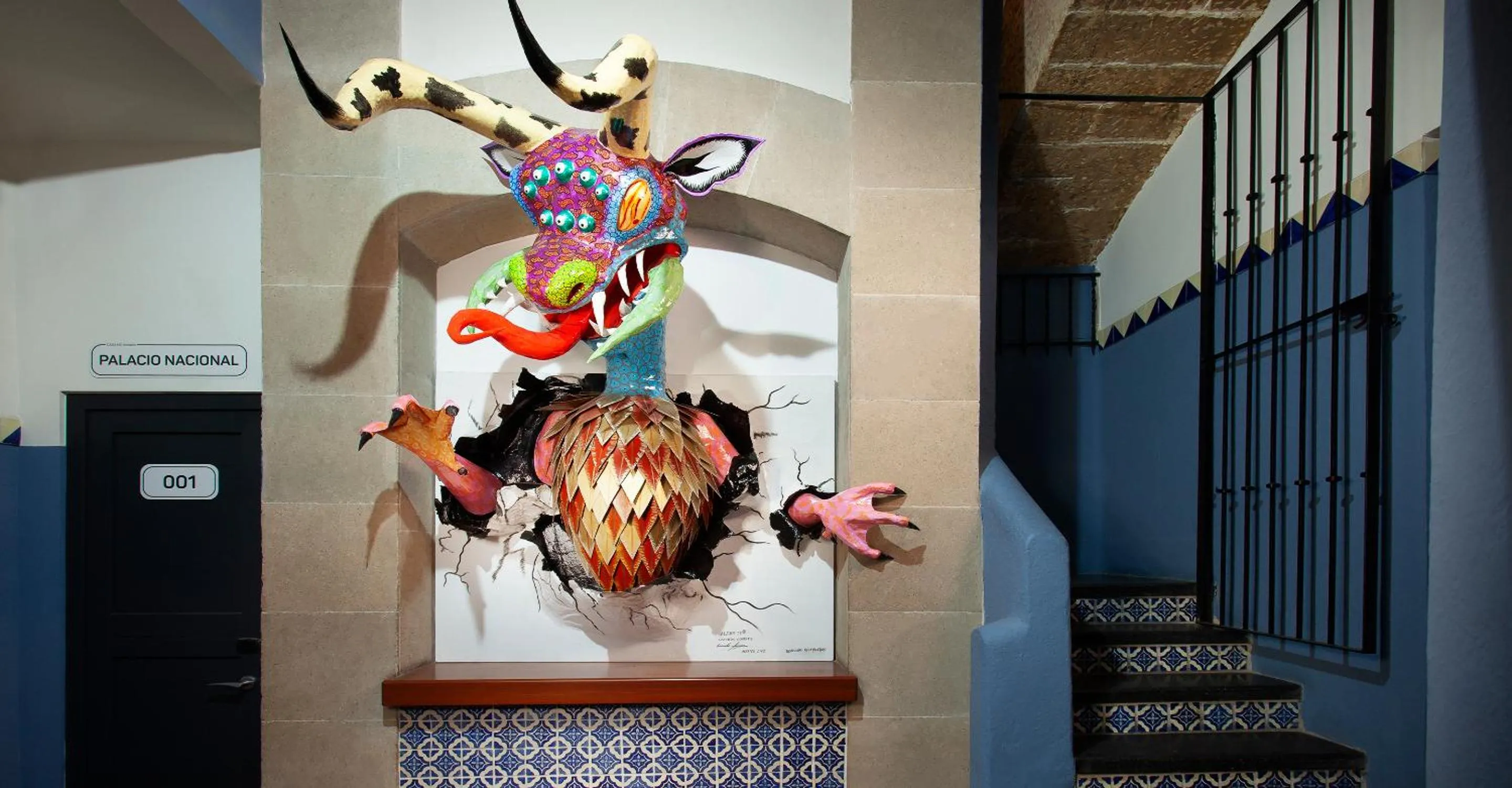 Decorative detail in Hostal CASA MX centro