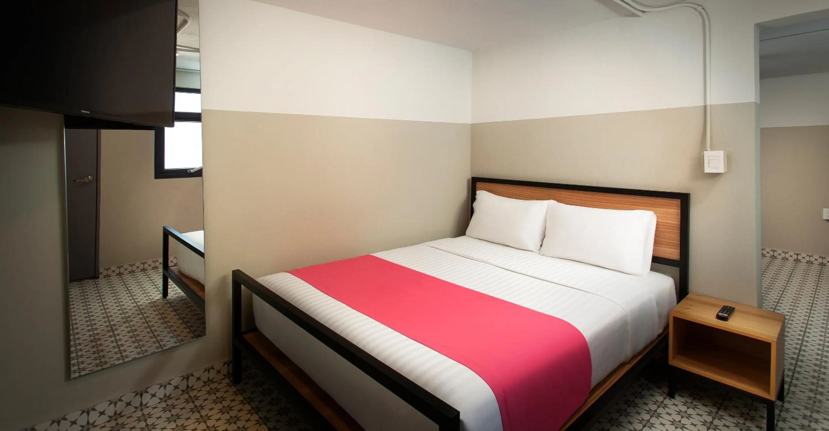 TV and multimedia, Bed in Hostal CASA MX centro