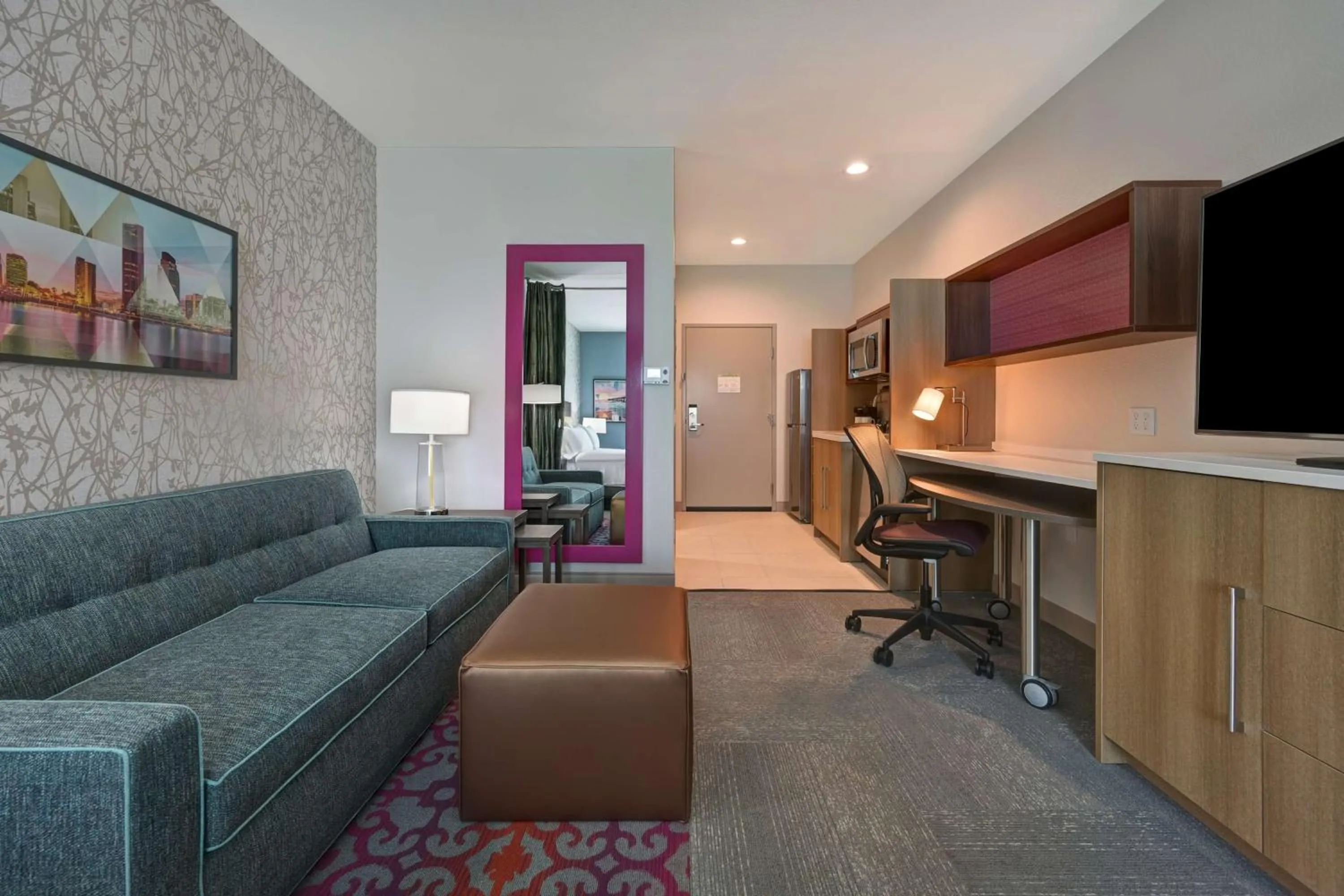 Living room in Home2 Suites Corpus Christi Southeast, Tx