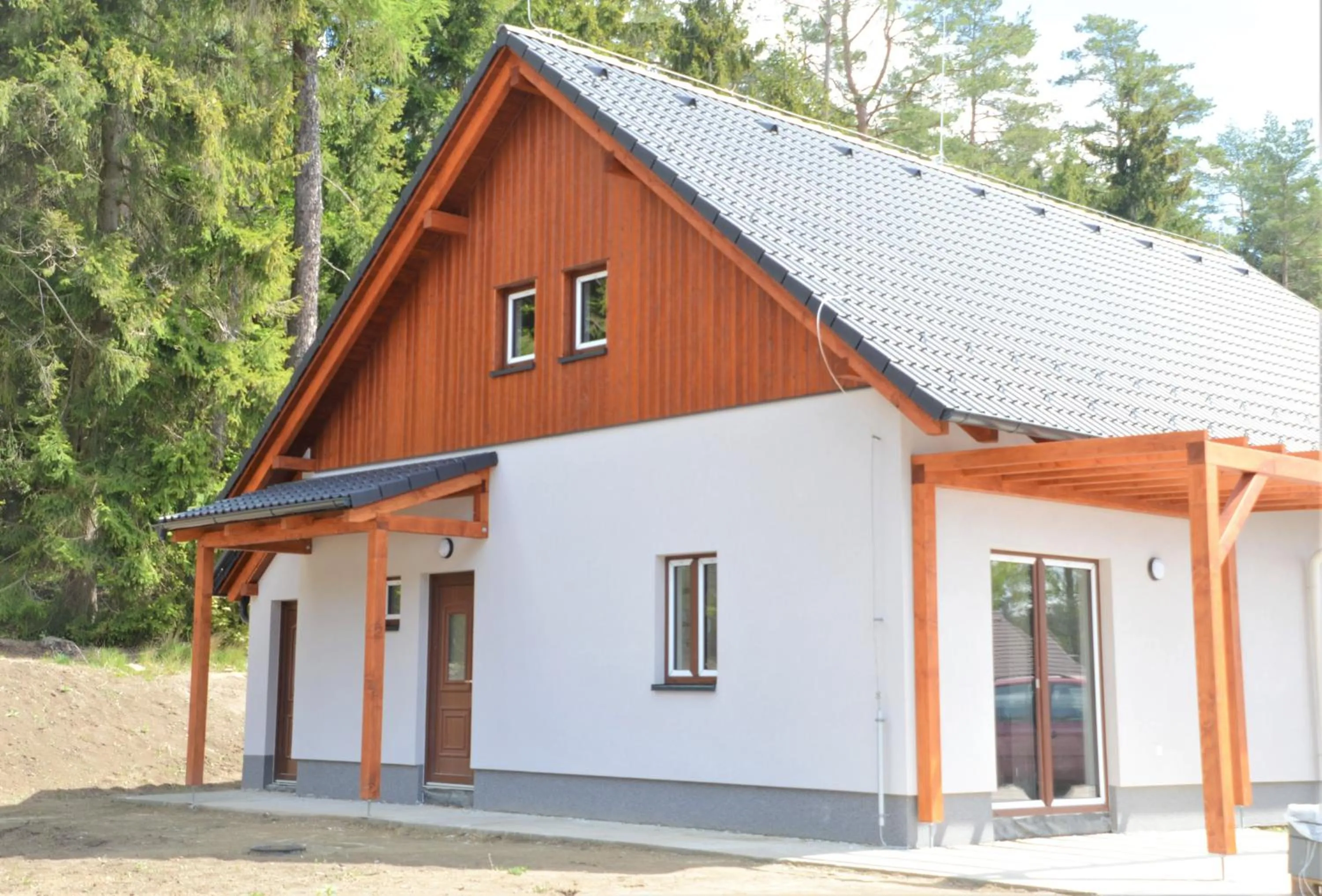 Property building in Apartmány Deluxe