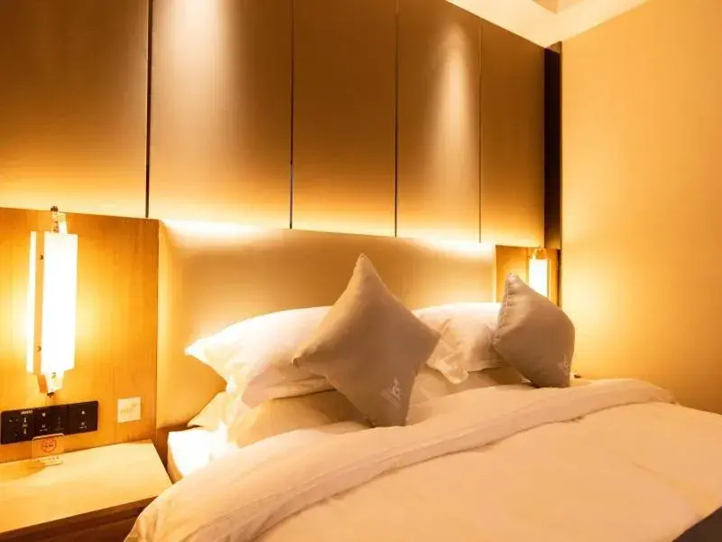 Bed in GreenTree Eastern Linyi Airport Bed in GreenTree Eastern Linyi Airport