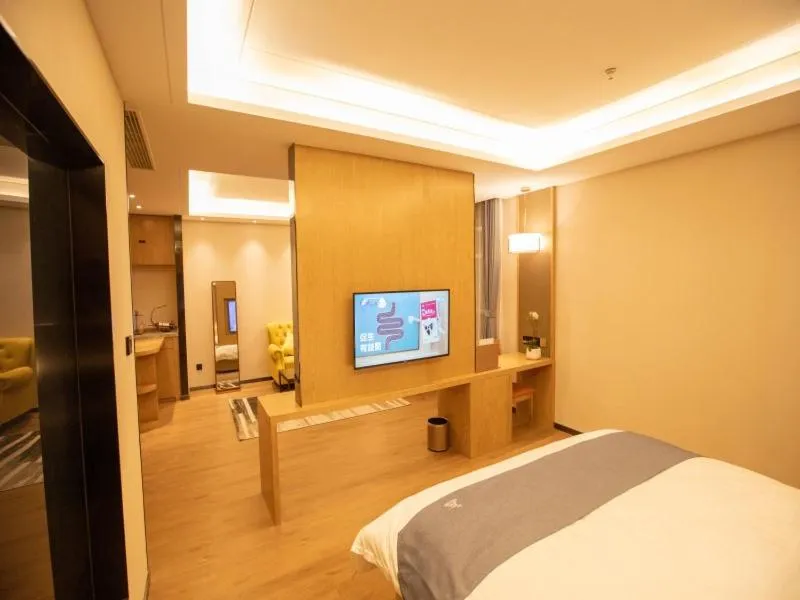 Bed in GreenTree Eastern Linyi Airport