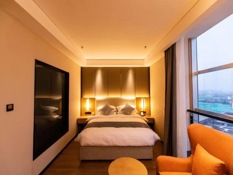 Bed in GreenTree Eastern Linyi Airport