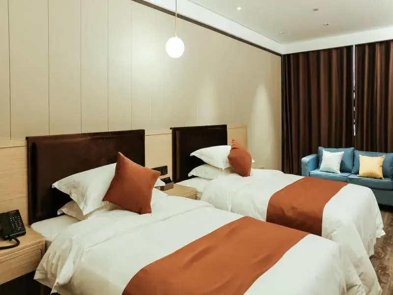 Bed in GYA hotel Linyi Lanshan Hailian International Plaza Bed in GYA hotel Linyi Lanshan Hailian International Plaza