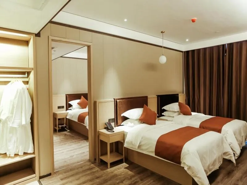 Bed in GYA hotel Linyi Lanshan Hailian International Plaza