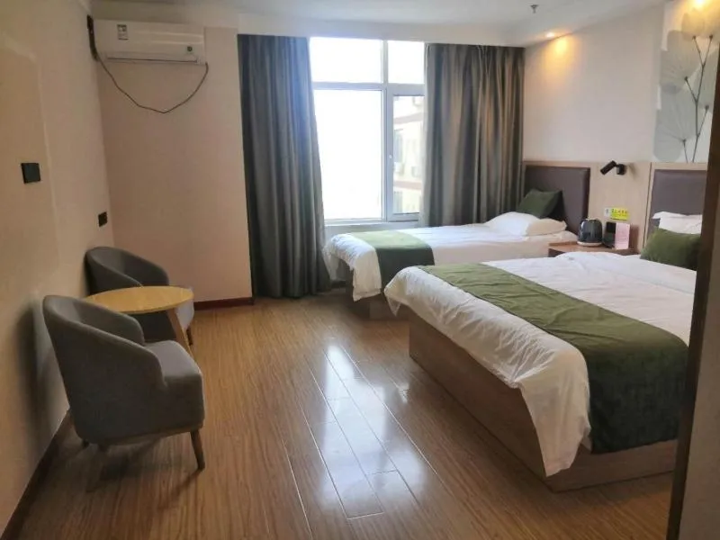 Bed in GreenTree Inn Heze Dingtao District Auto Town