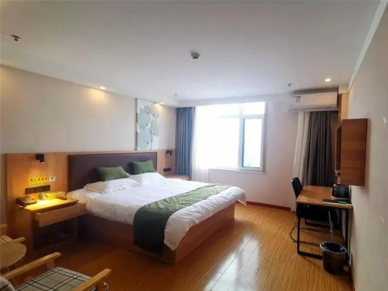 Bed in GreenTree Inn Heze Dingtao District Auto Town Bed in GreenTree Inn Heze Dingtao District Auto Town