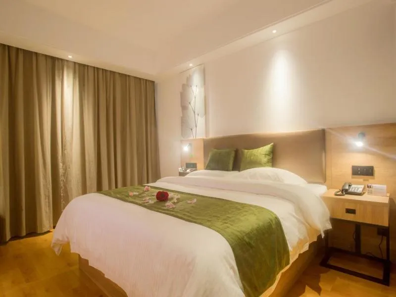 Bed in GreenTree Inn Haikou Haixiu Middle Road