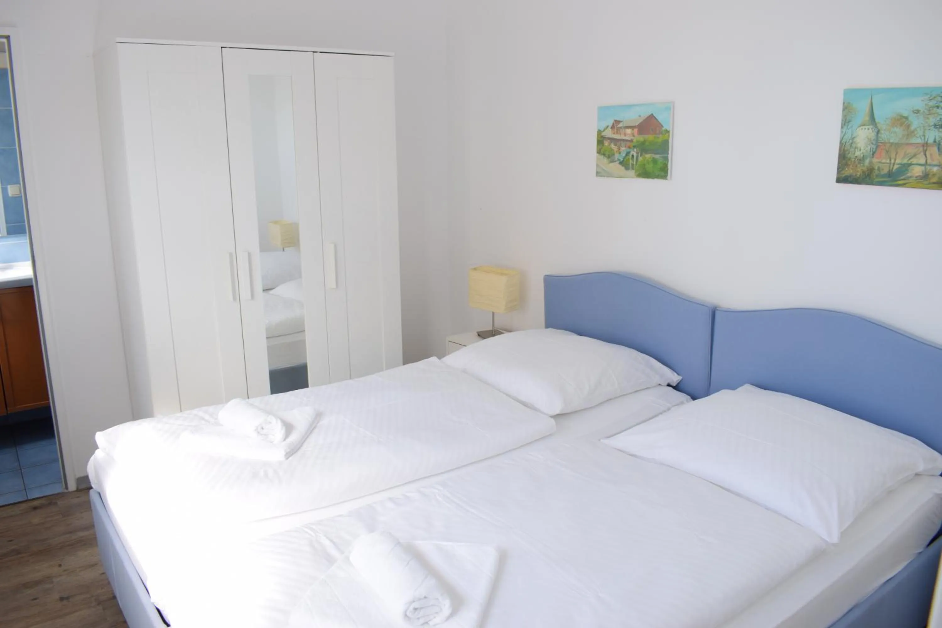 Bed in Hotel Seeburg