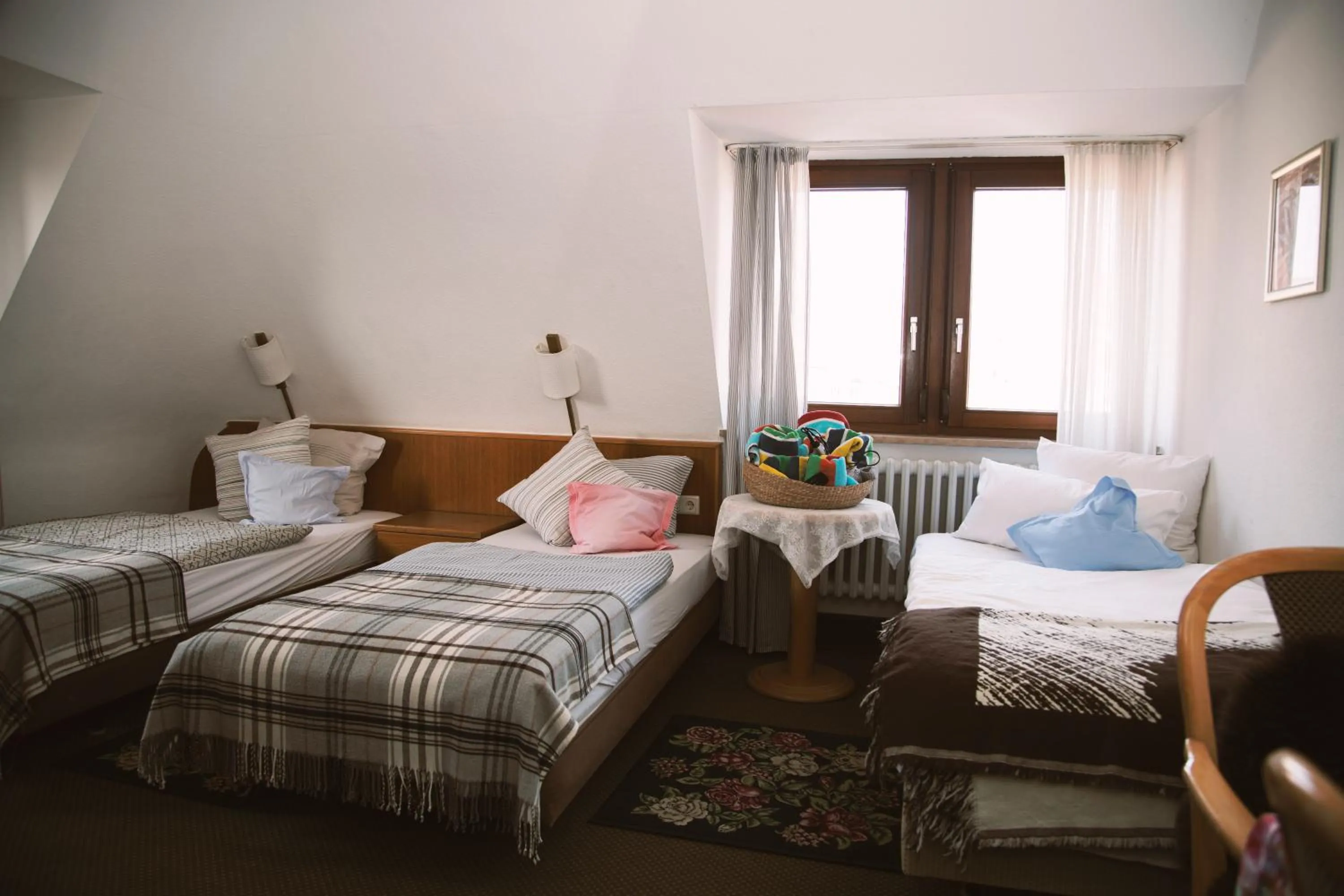 Staff, Bed in Hotel Barbarossa Garni