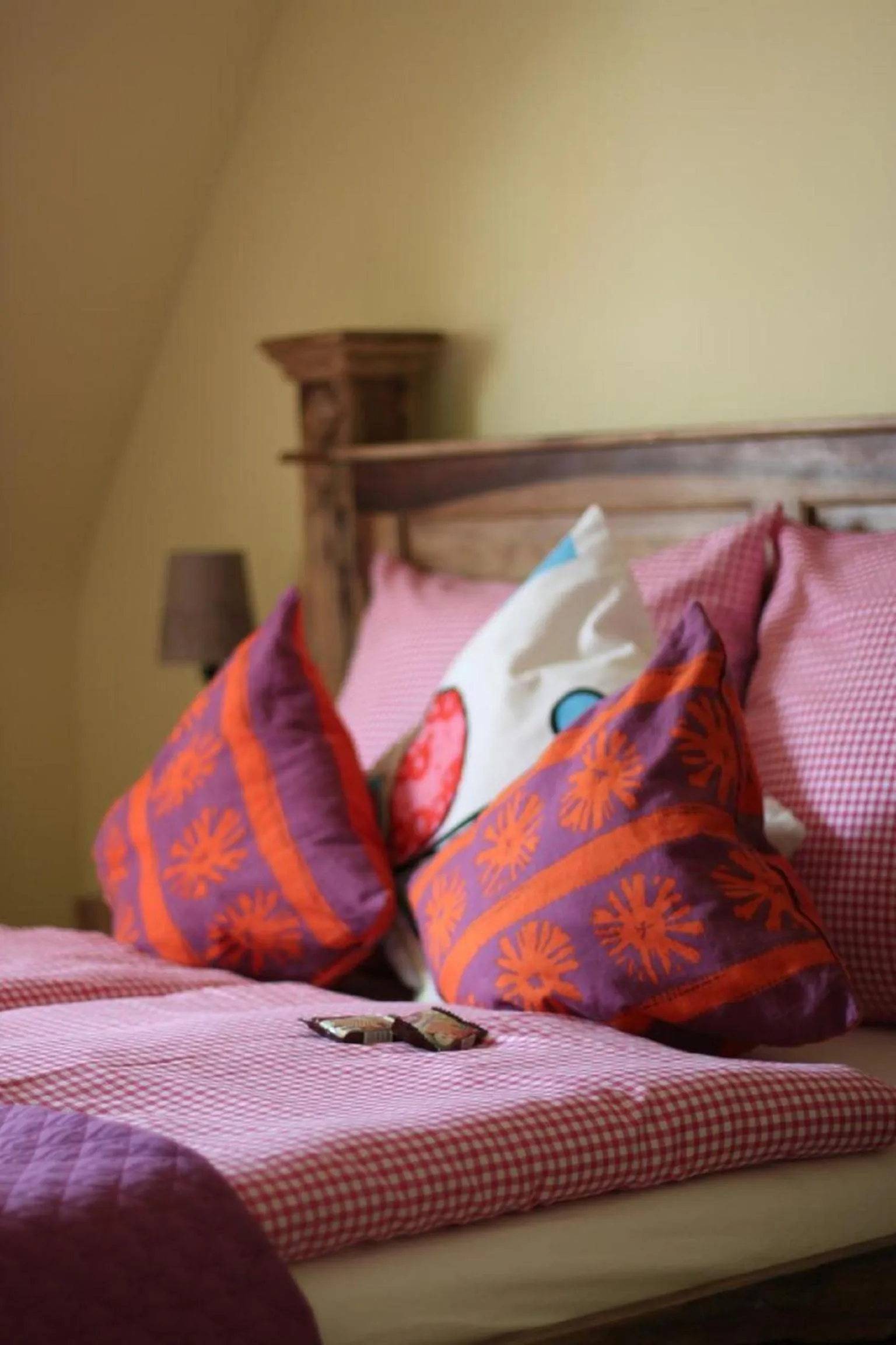 Bed in Hotel Barbarossa Garni