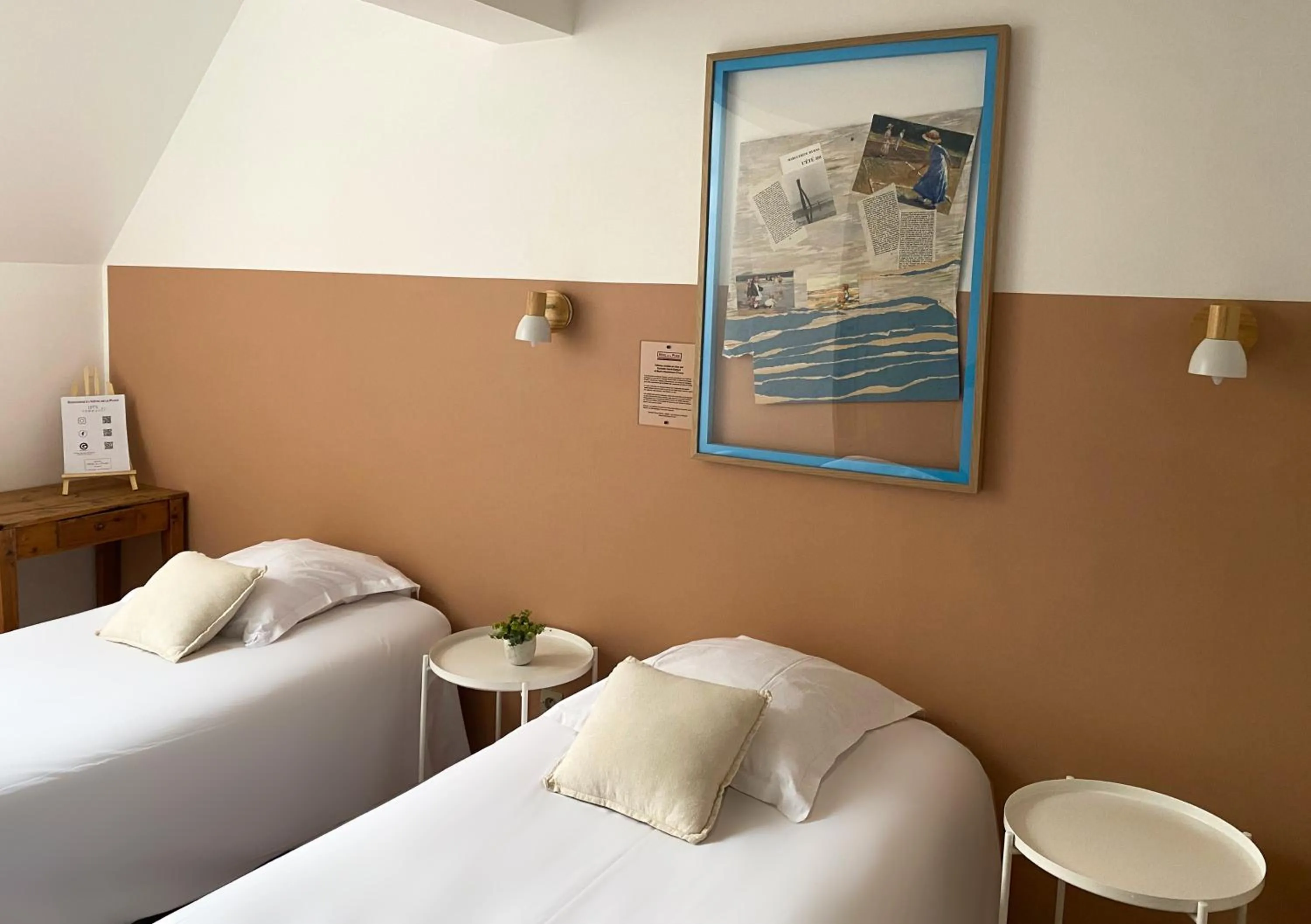 Bed in Hôtel de La Plage - WISSANT