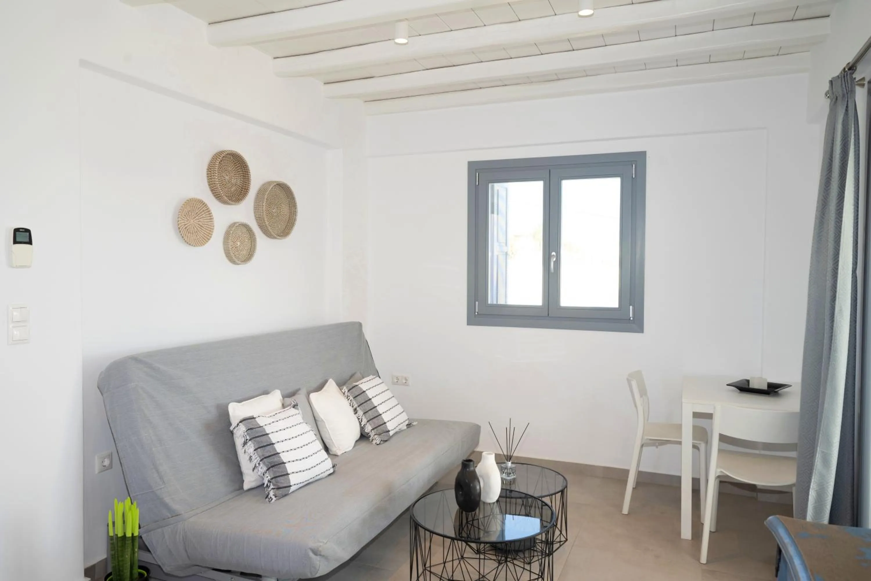 Living room in Mykonos Dot Apartments