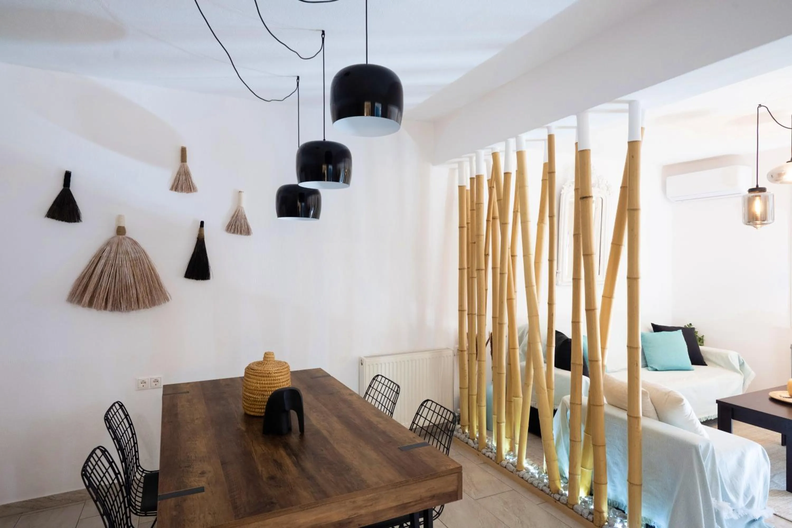 Living room in Mykonos Dot Apartments