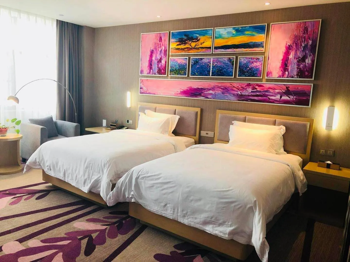 Bed in Lavande Hotel Zhengzhou Economic Zone International Logistics Park